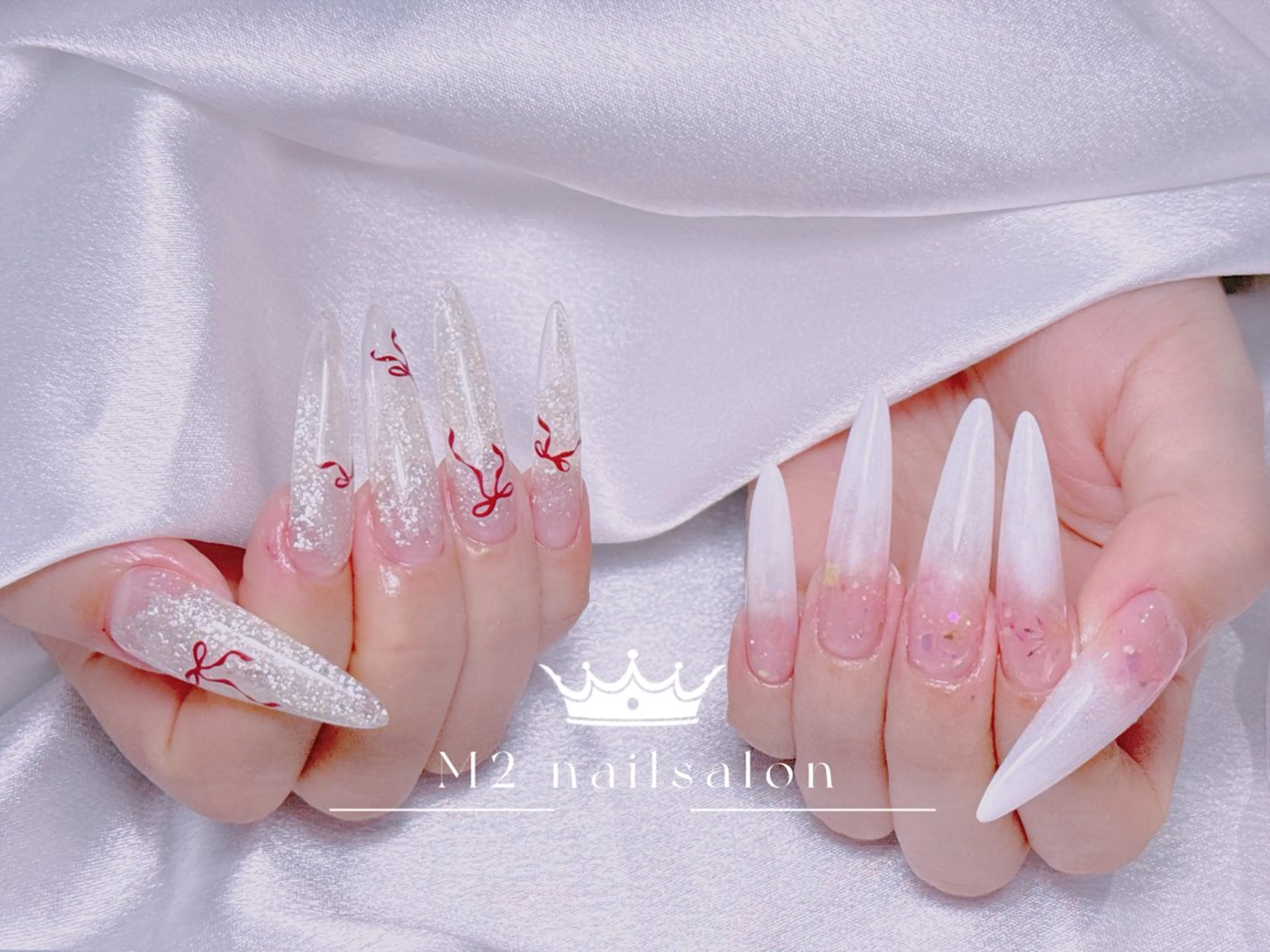 ネイル ハンドネイル 長さだし専門店 M2　rikaのネイルデザイン