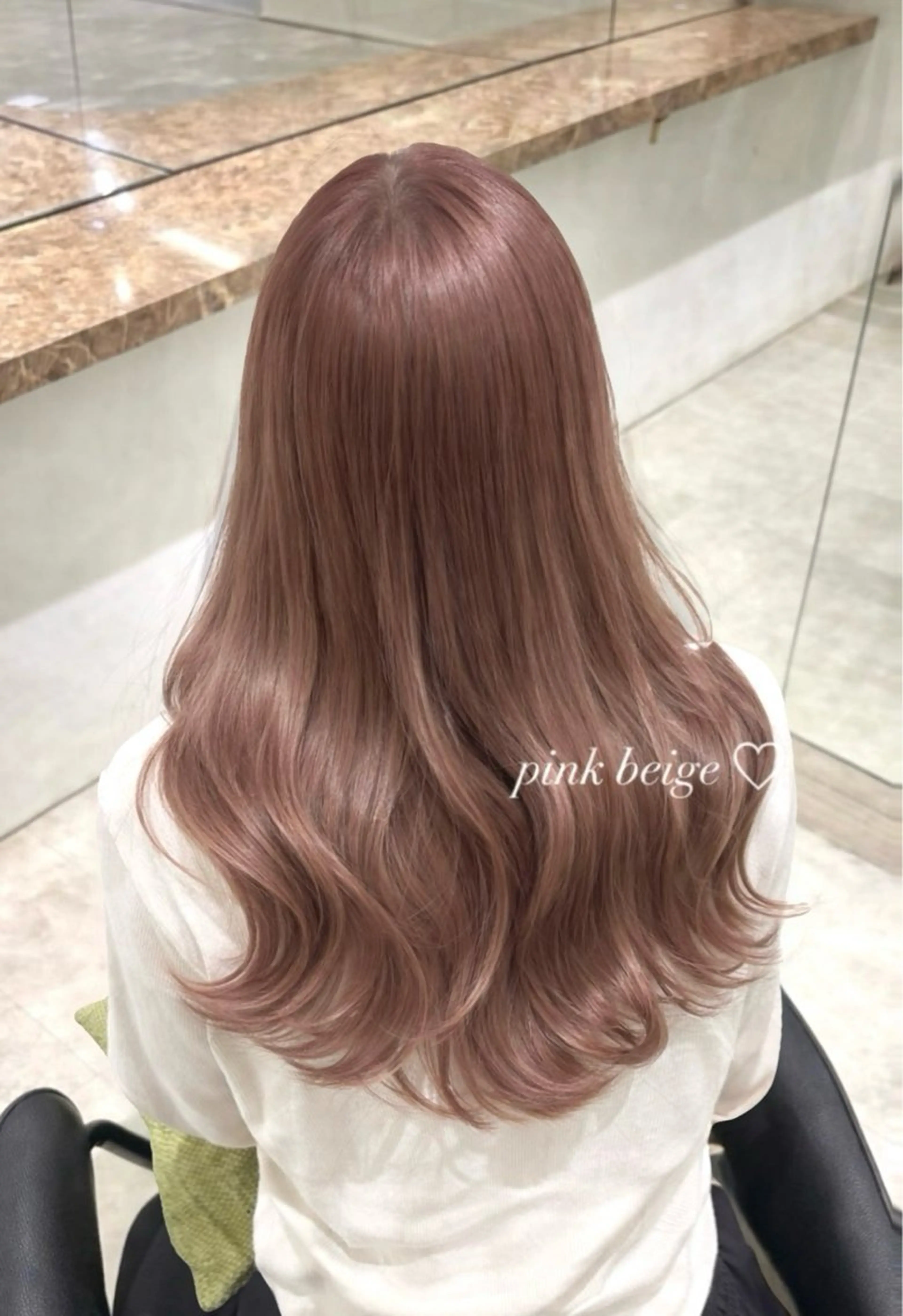 【🌸3月限定70%off🌸】透明感ピンクカラー♡ピンクベージュ🩰ケアブリーチ➕4stepトリートメントの写真