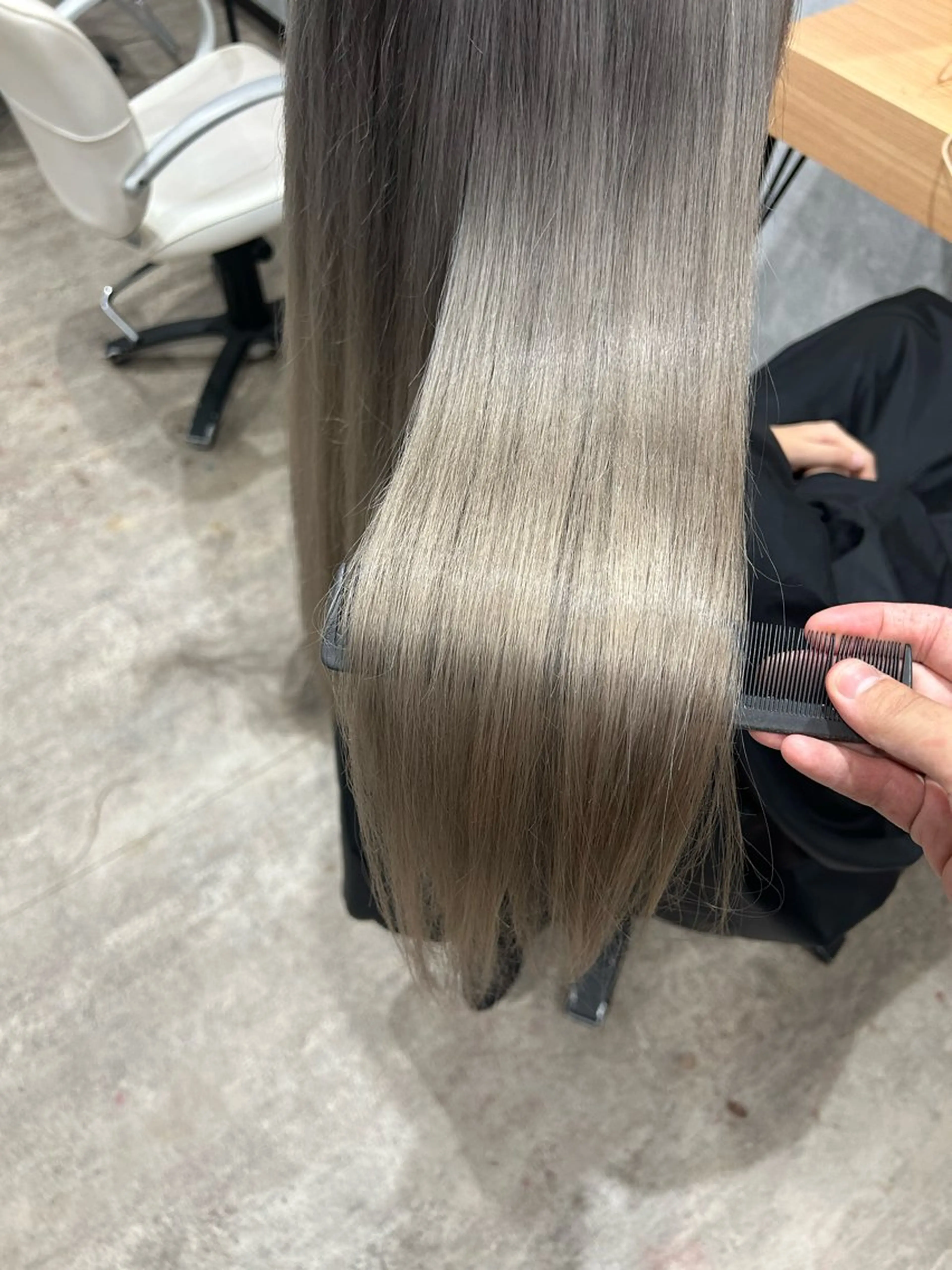 ロング 最新ケアカラー 髪質改善YUTOのヘアスタイル