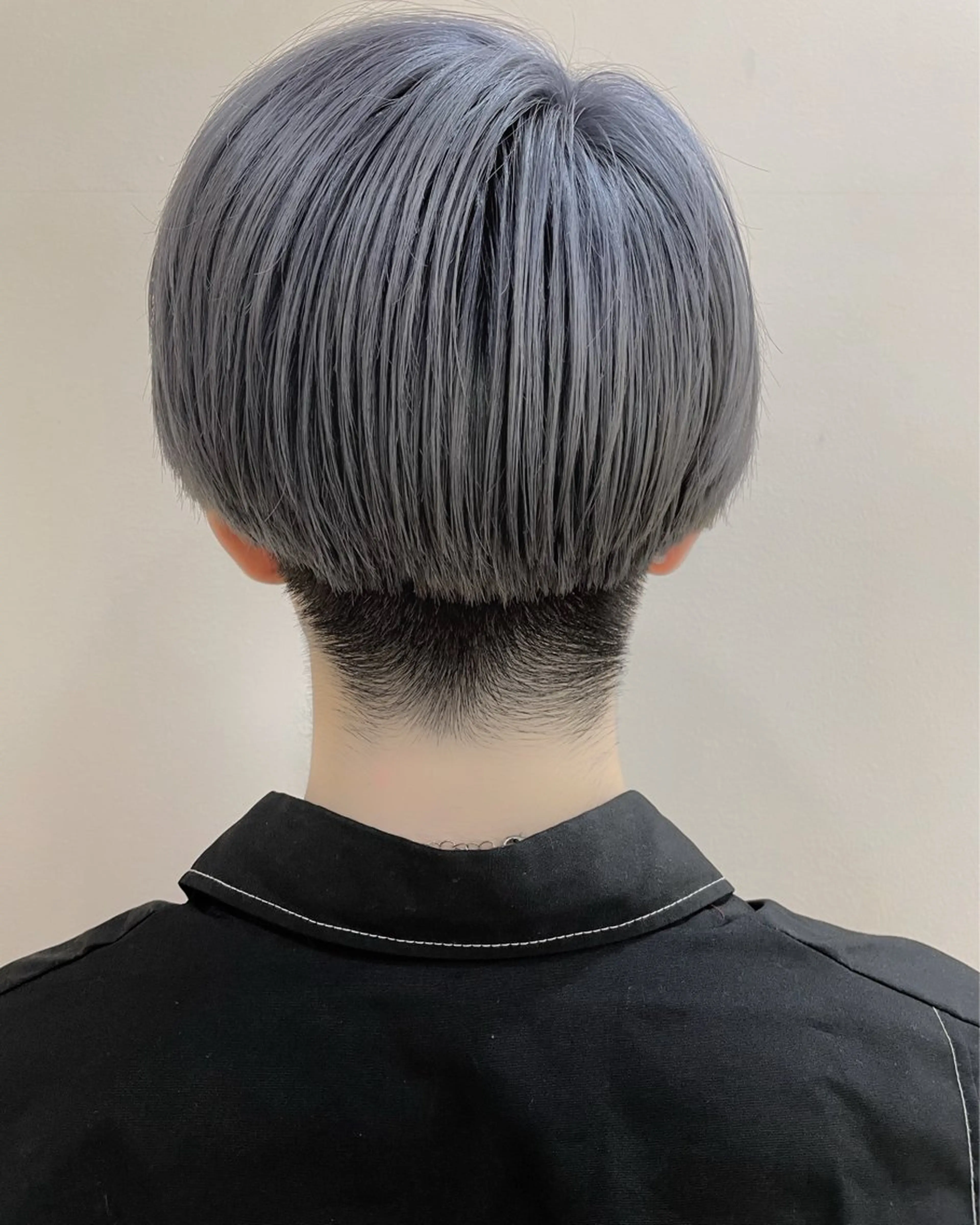 ショート カラー アッシュ ブリーチ ホワイトアッシュ ヘアカラー デザインカラー/ 推しの配色　肥後のヘアスタイル