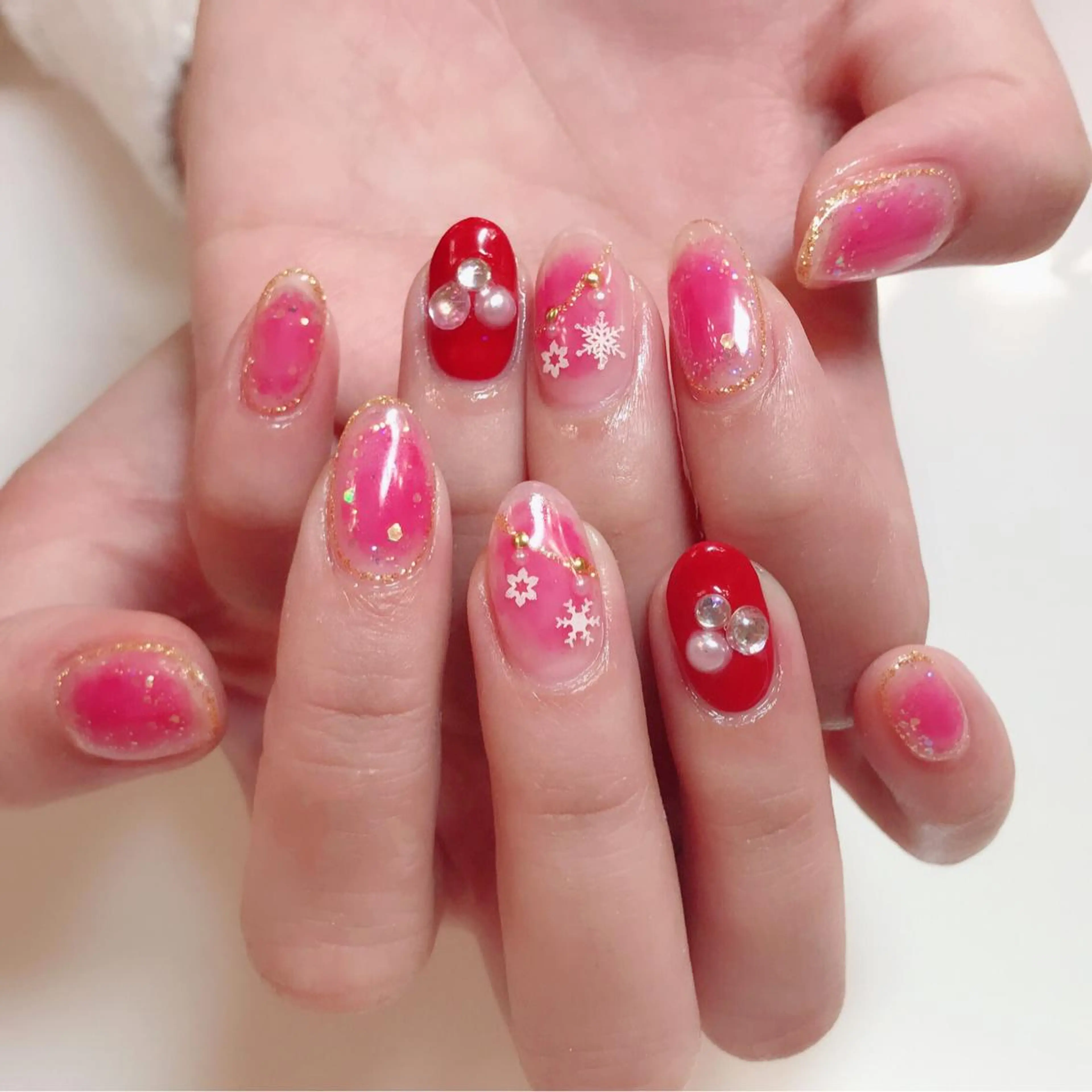 カラー ネイル Q Free nailsのネイルデザイン