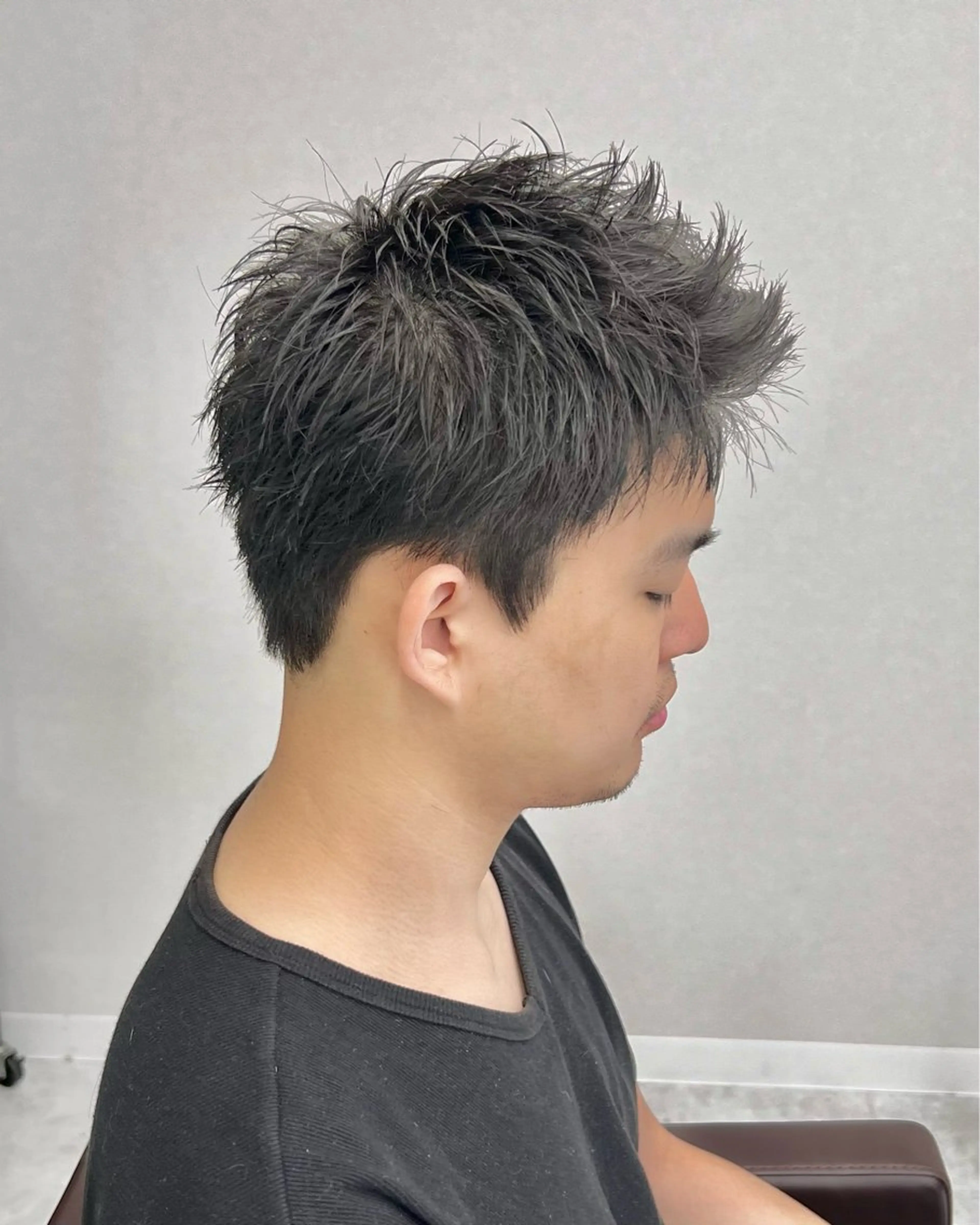 パーマ メンズ カット トリートメント ヘアセット シャドウパーマ/ メンズ/KENTAのヘアスタイル