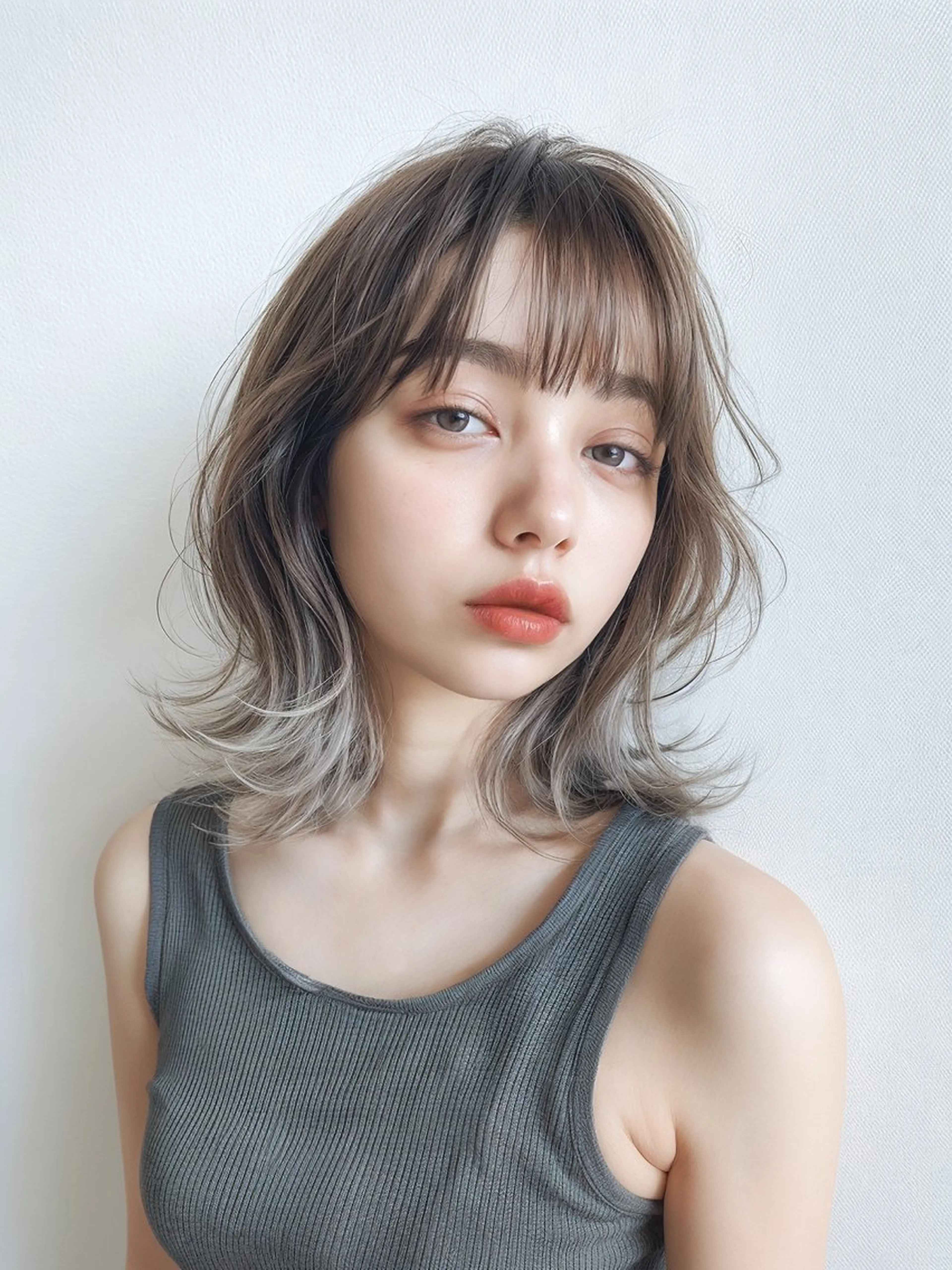 ミディアム ヘアカラー トリートメント ヘアセット 中村 優太のヘアスタイル