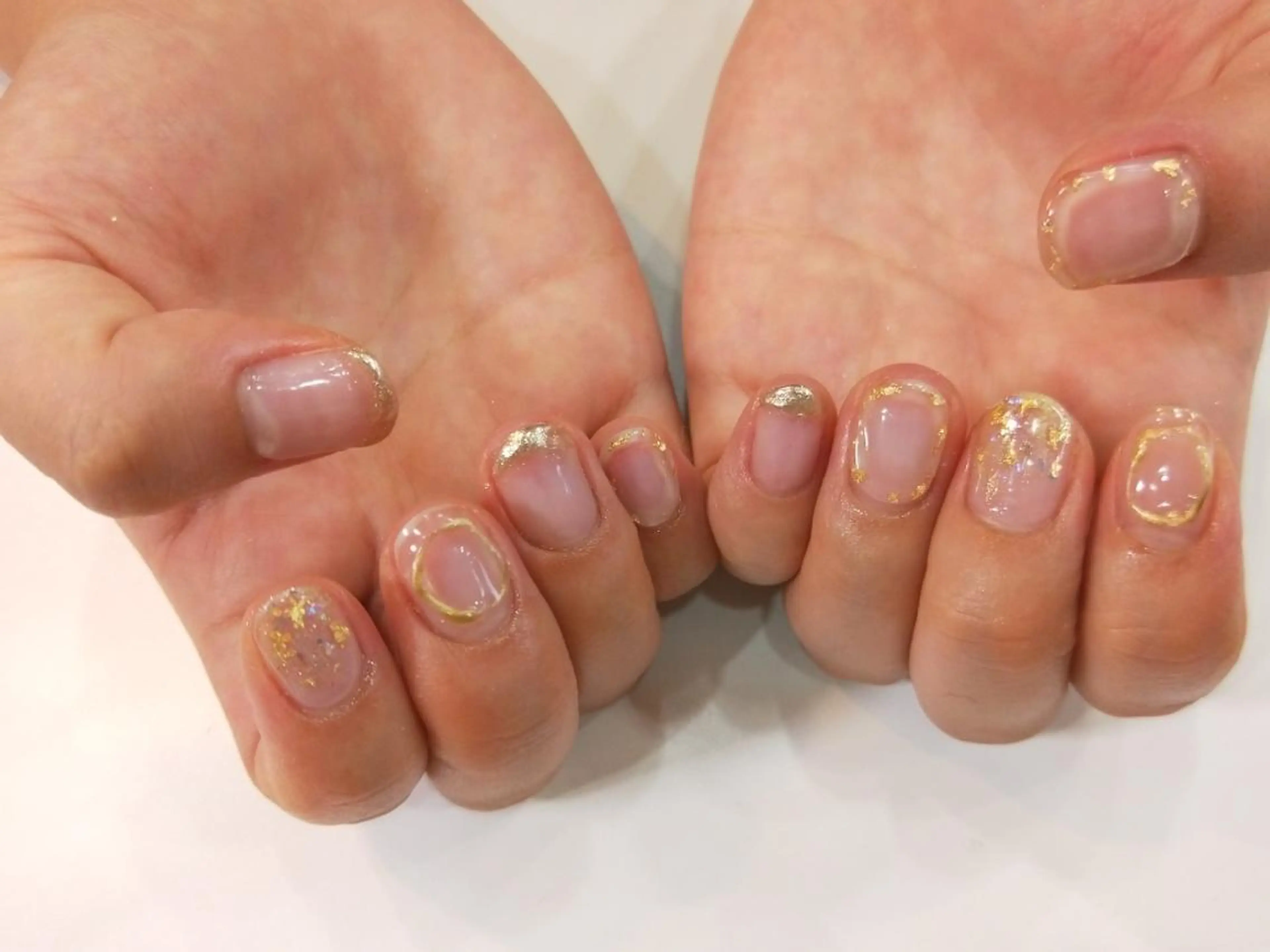 ネイル ハンドネイル ハンドケア R'well所属・はばすみれ🎀ﾈｲﾙ 光ﾌｪｲｼｬﾙ ﾍｱのネイルデザイン