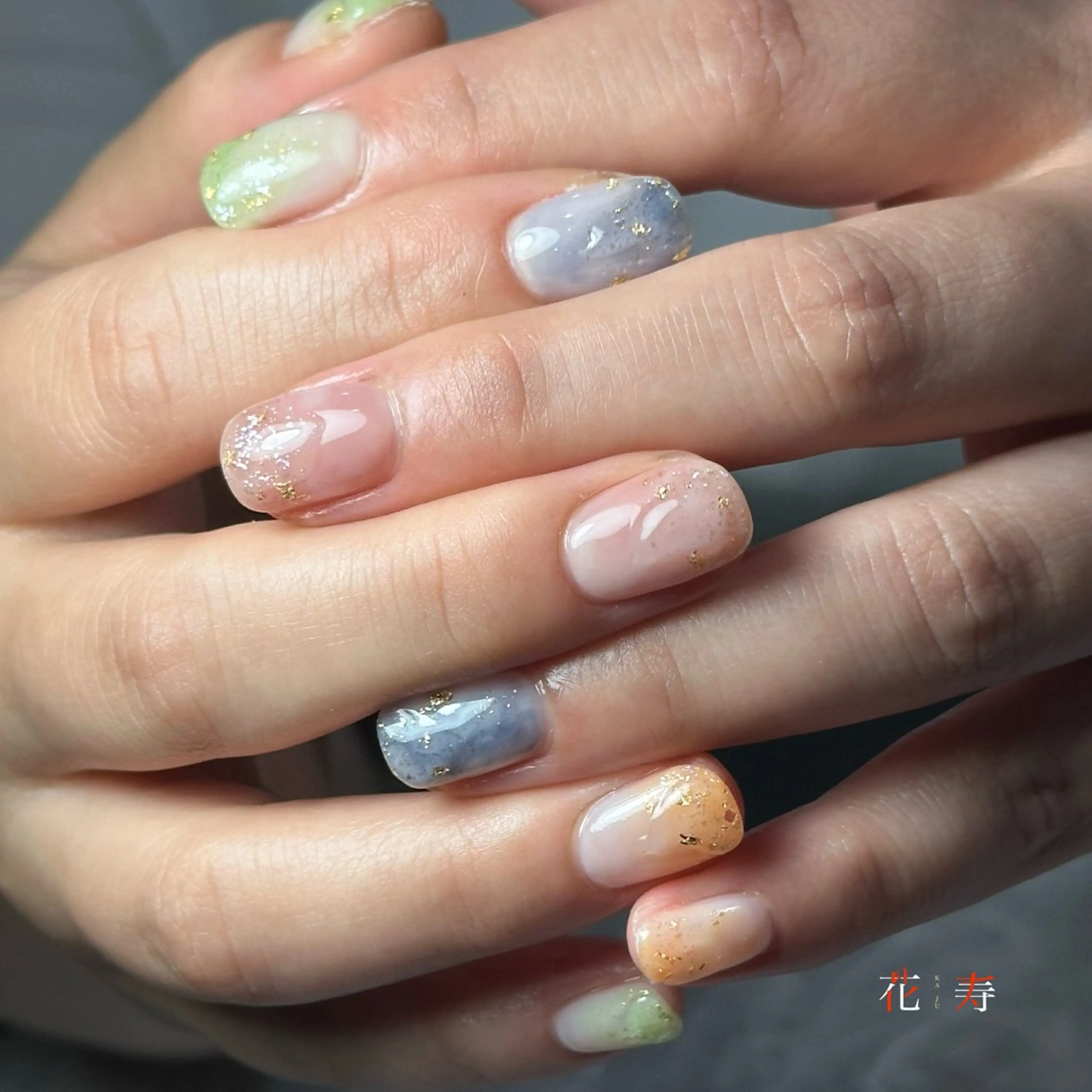 ネイル ハンドネイル 花寿-kaju- s.のネイルデザイン