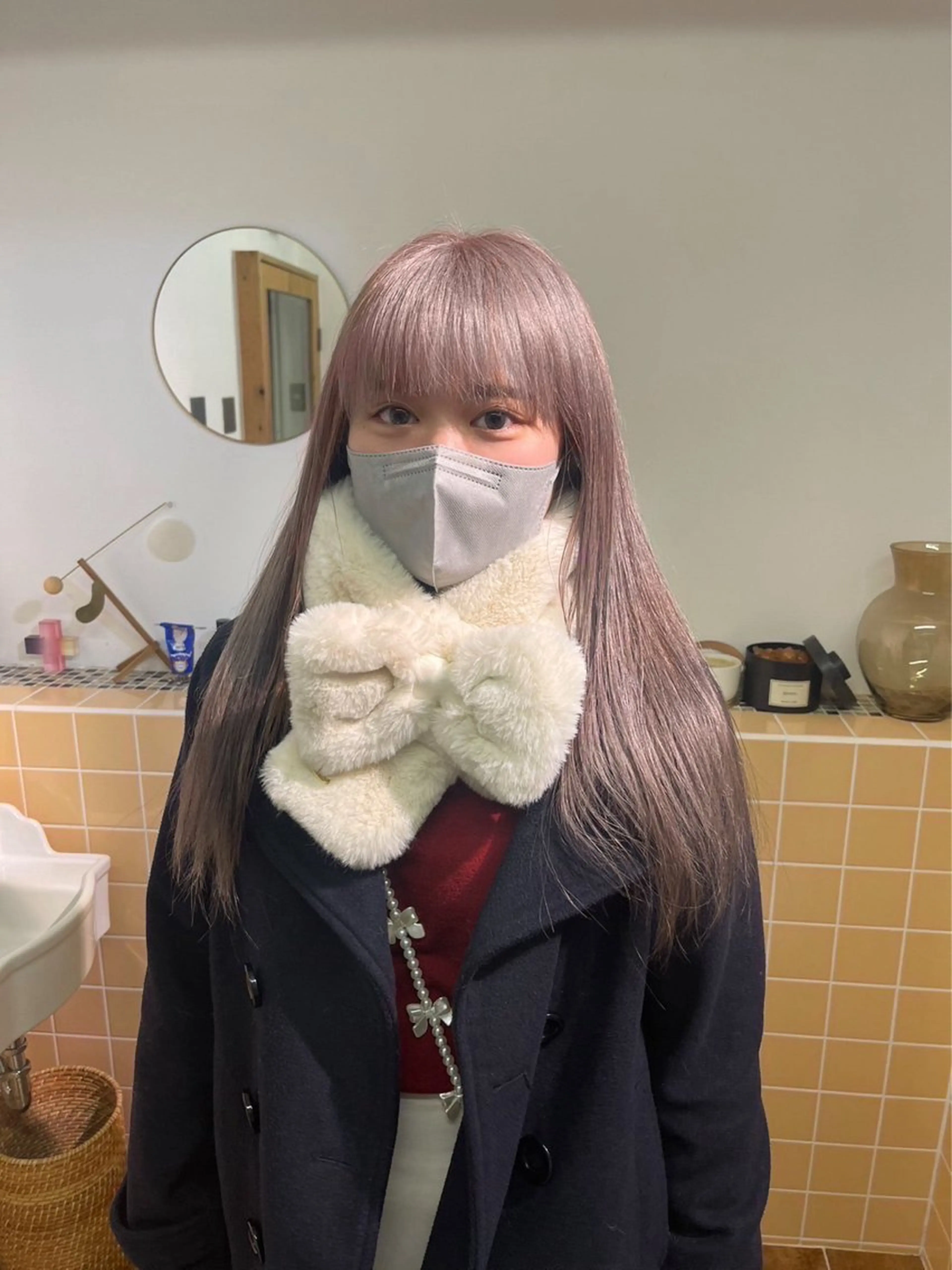 ロング カット ヘアカラー トリートメント LUCCI所属・udaハイトーン /ボブ/レイヤーのヘアスタイル