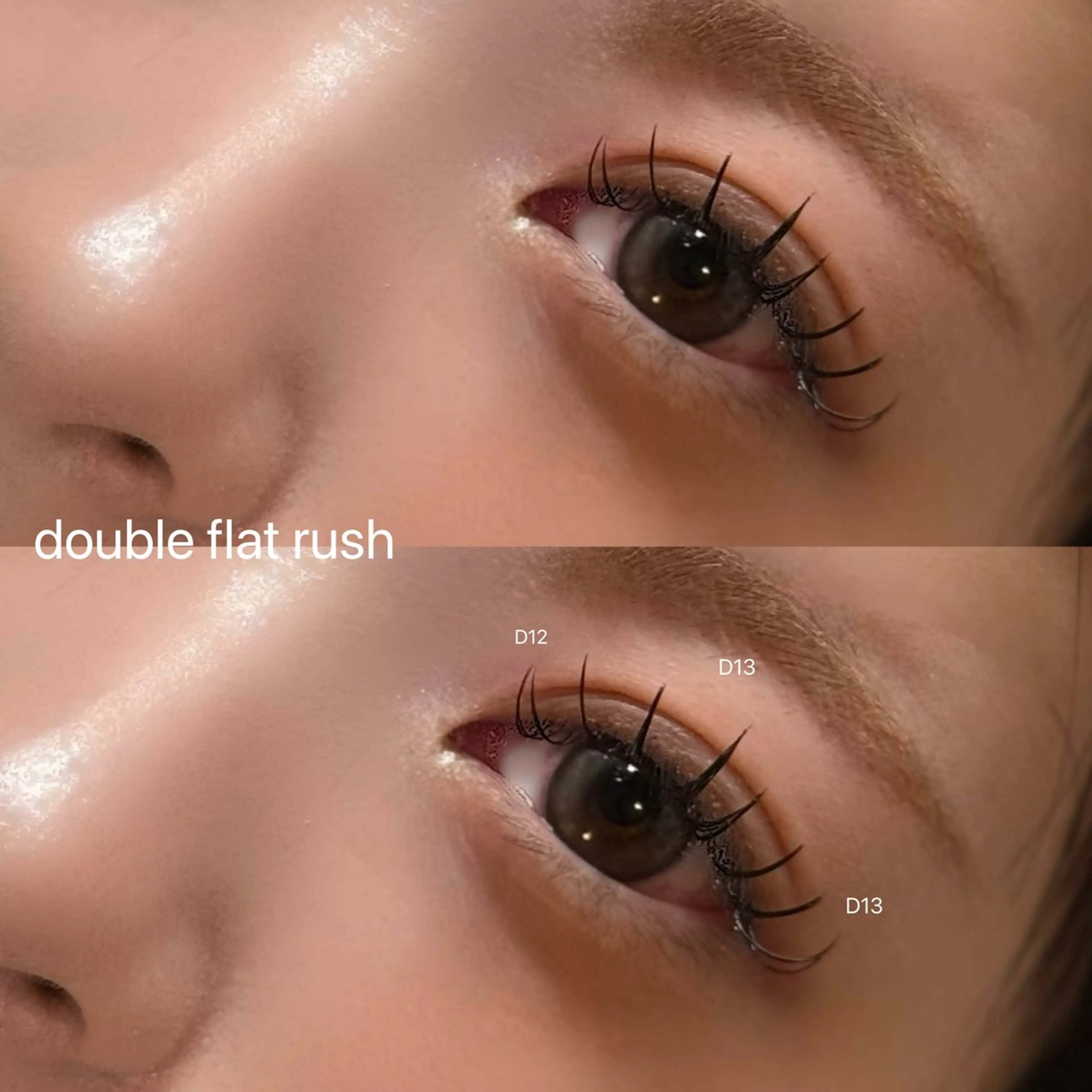 マツエク・マツパ フラットラッシュ マツエク LABEL NATSUKAのマツエク・マツパデザイン