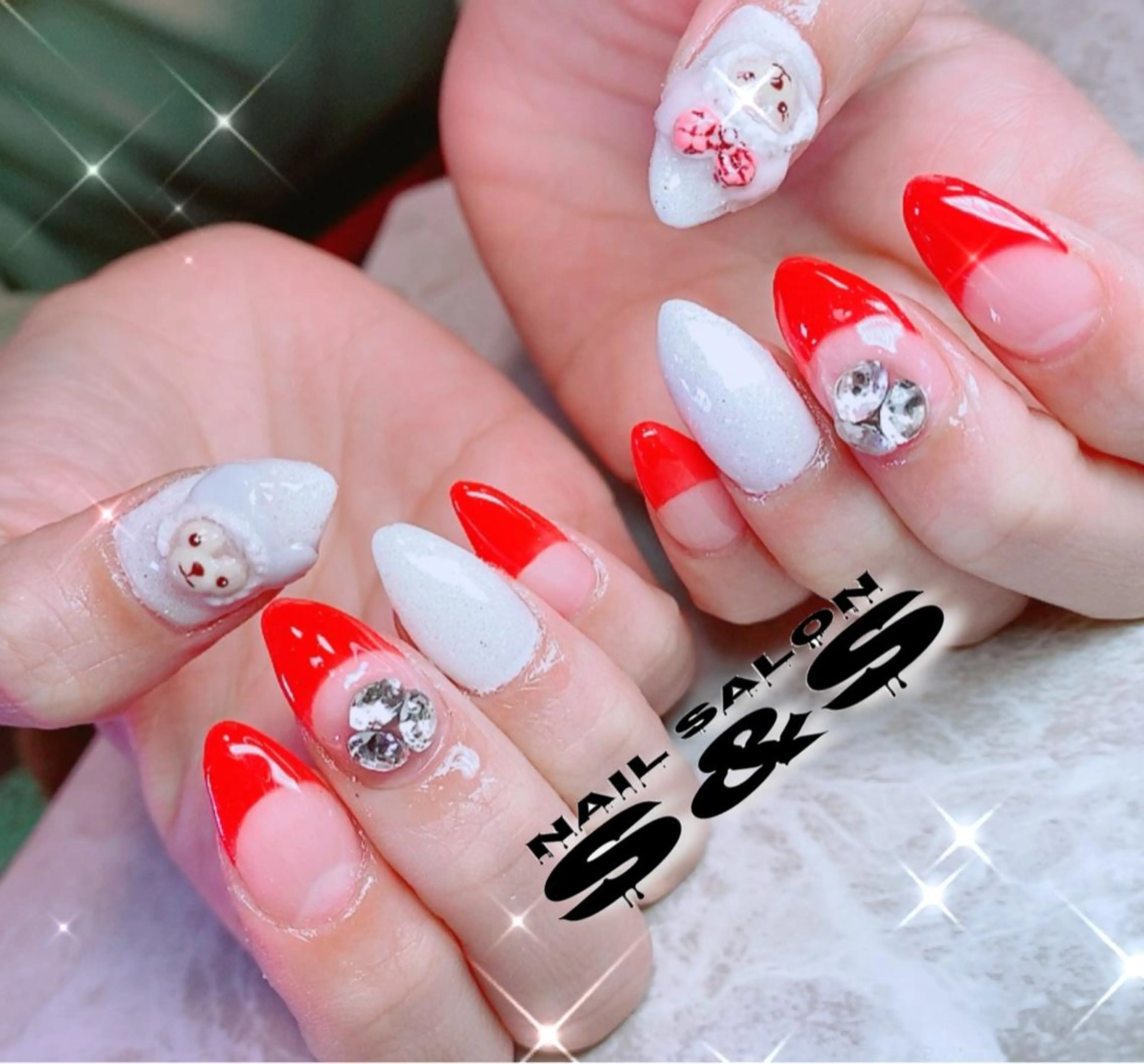 ネイル 長さ出し メンズネイル 持ち込み スカルプネイル S&S 村田小百合のネイルデザイン