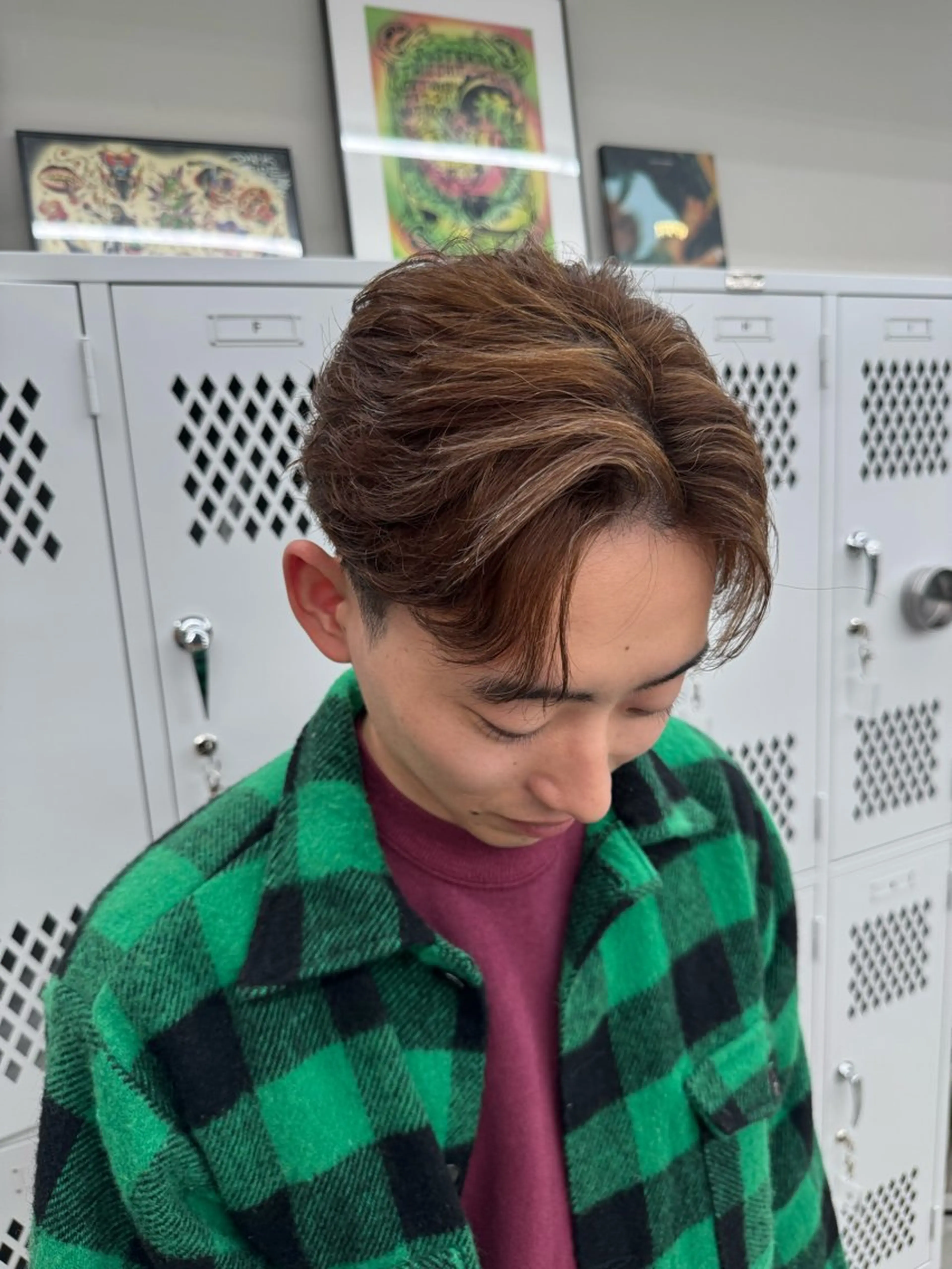 パーマ メンズ フェザーパーマ メンズパーマ カット パーマ 優菜/ メンズパーマのヘアスタイル