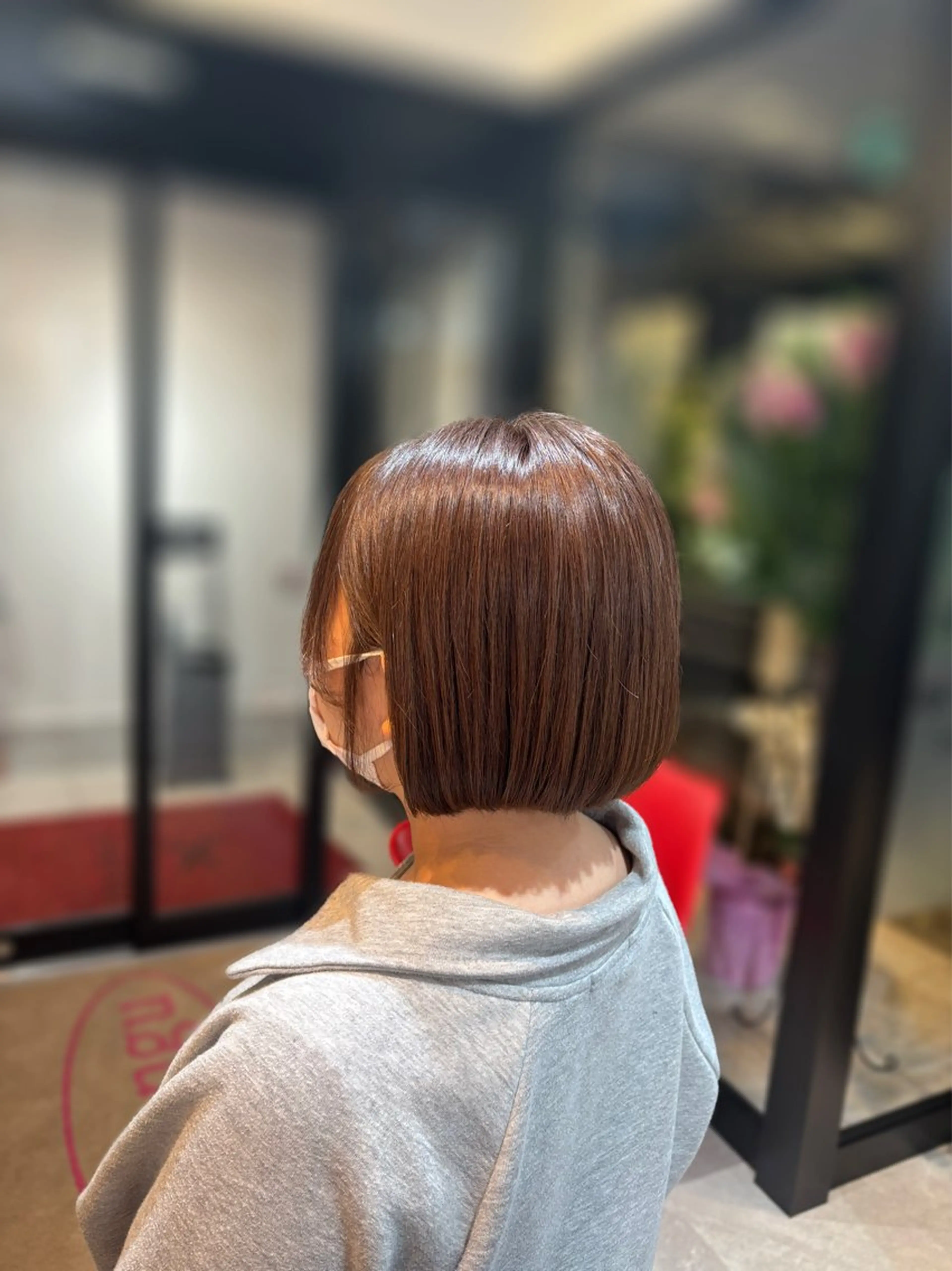 ショート カラー 透明感カラー ボブ ️🫧押上️🫧はな 🫧まとまるショートのヘアスタイル