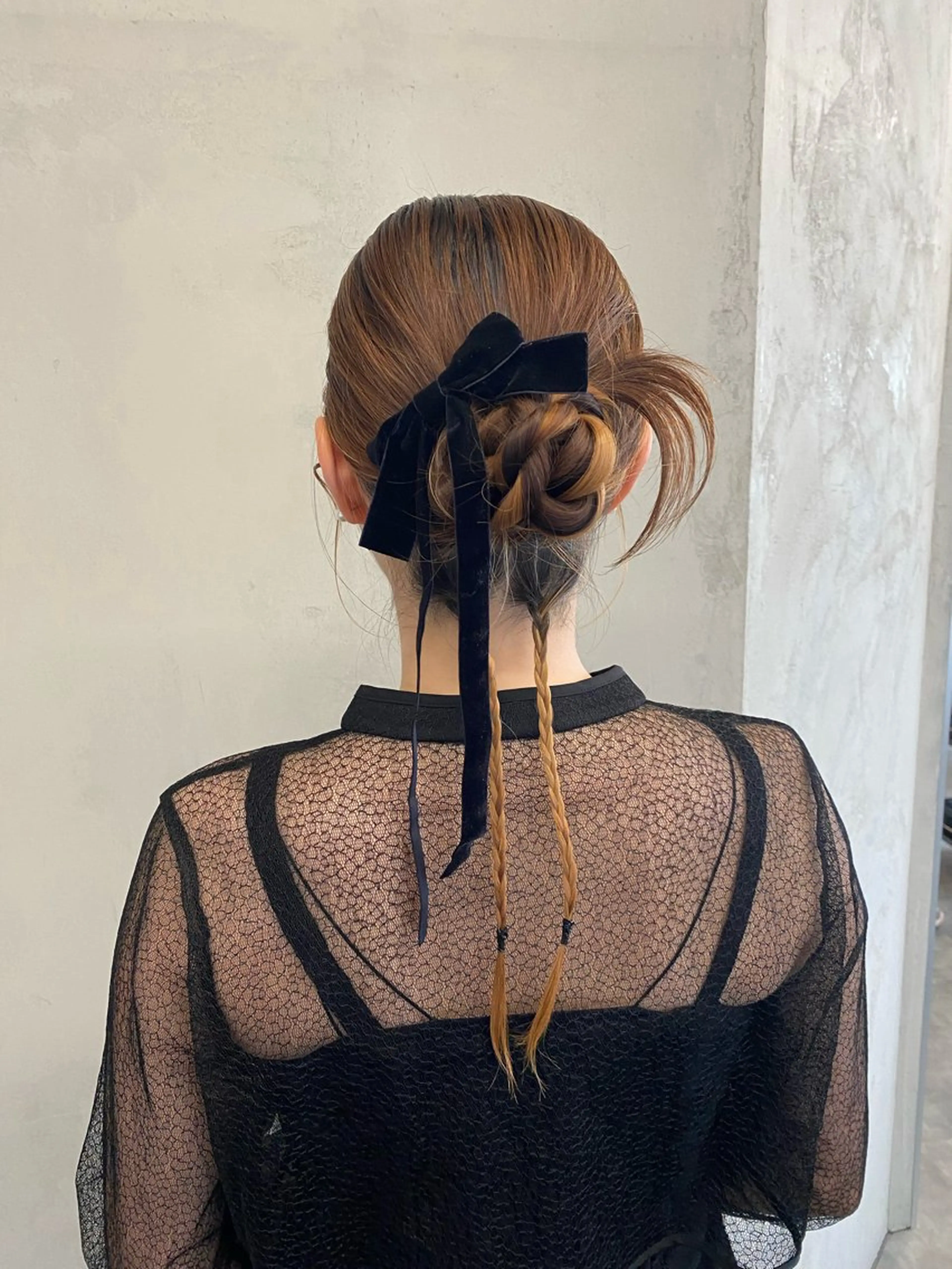 ロング ヘアセット ななみ/博多/ ブリーチ/髪質改善のヘアスタイル