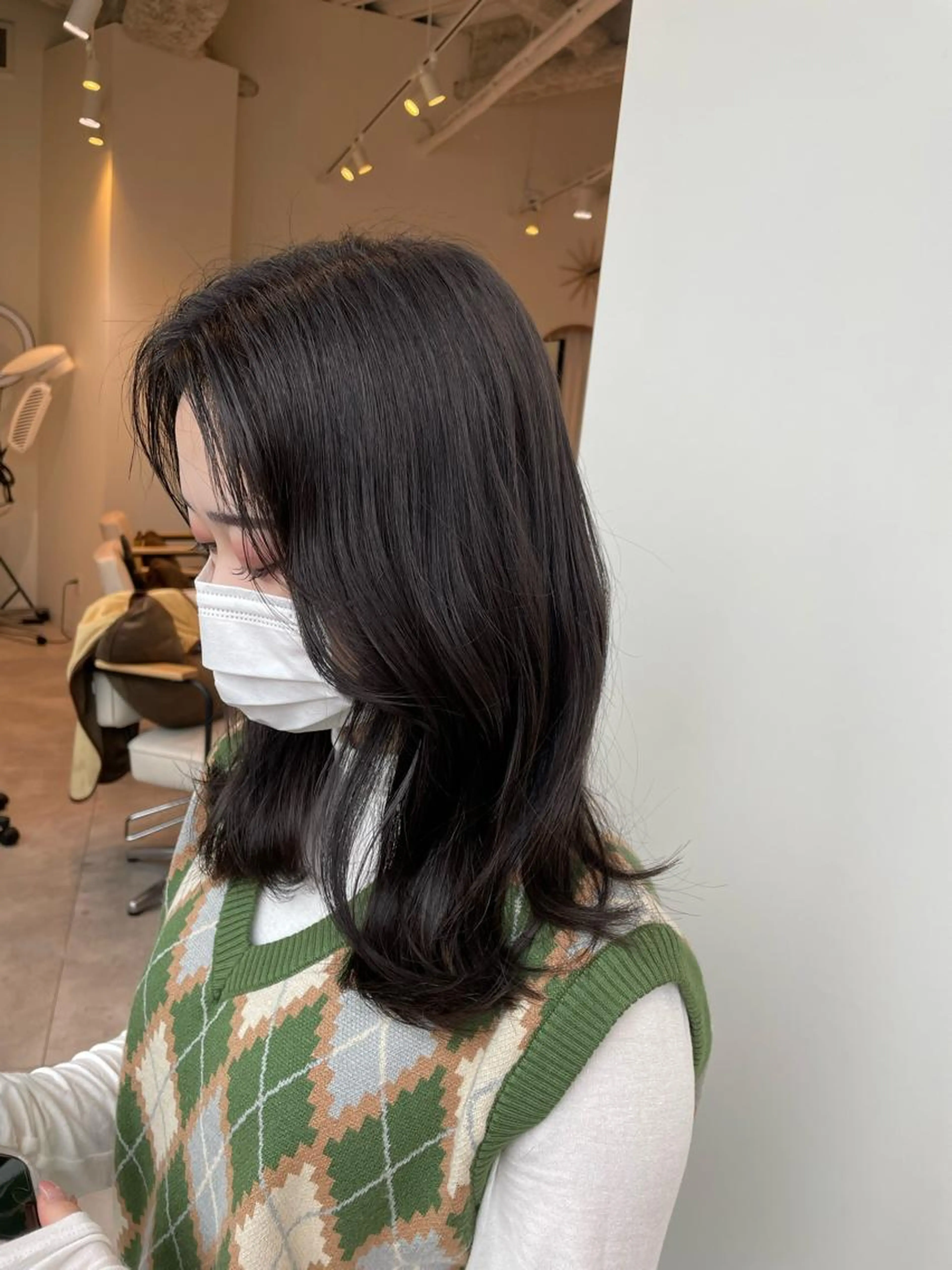 【💐ご新規様限定💐】韓国カット+イルミナカラー+髪質改善トリートメントの写真