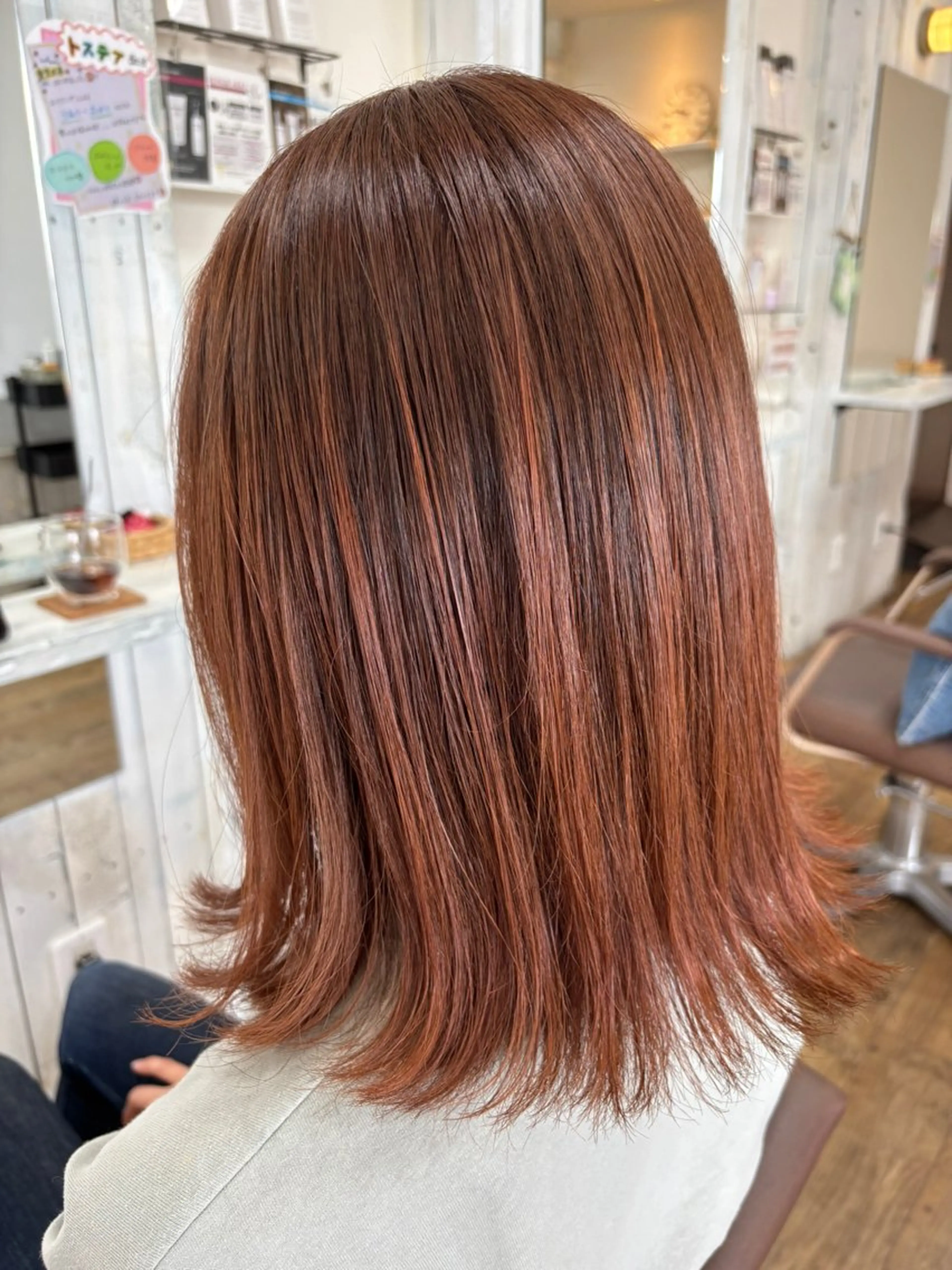 ミディアム カット ヘアカラー kokua ✂︎ 　nissyのヘアスタイル