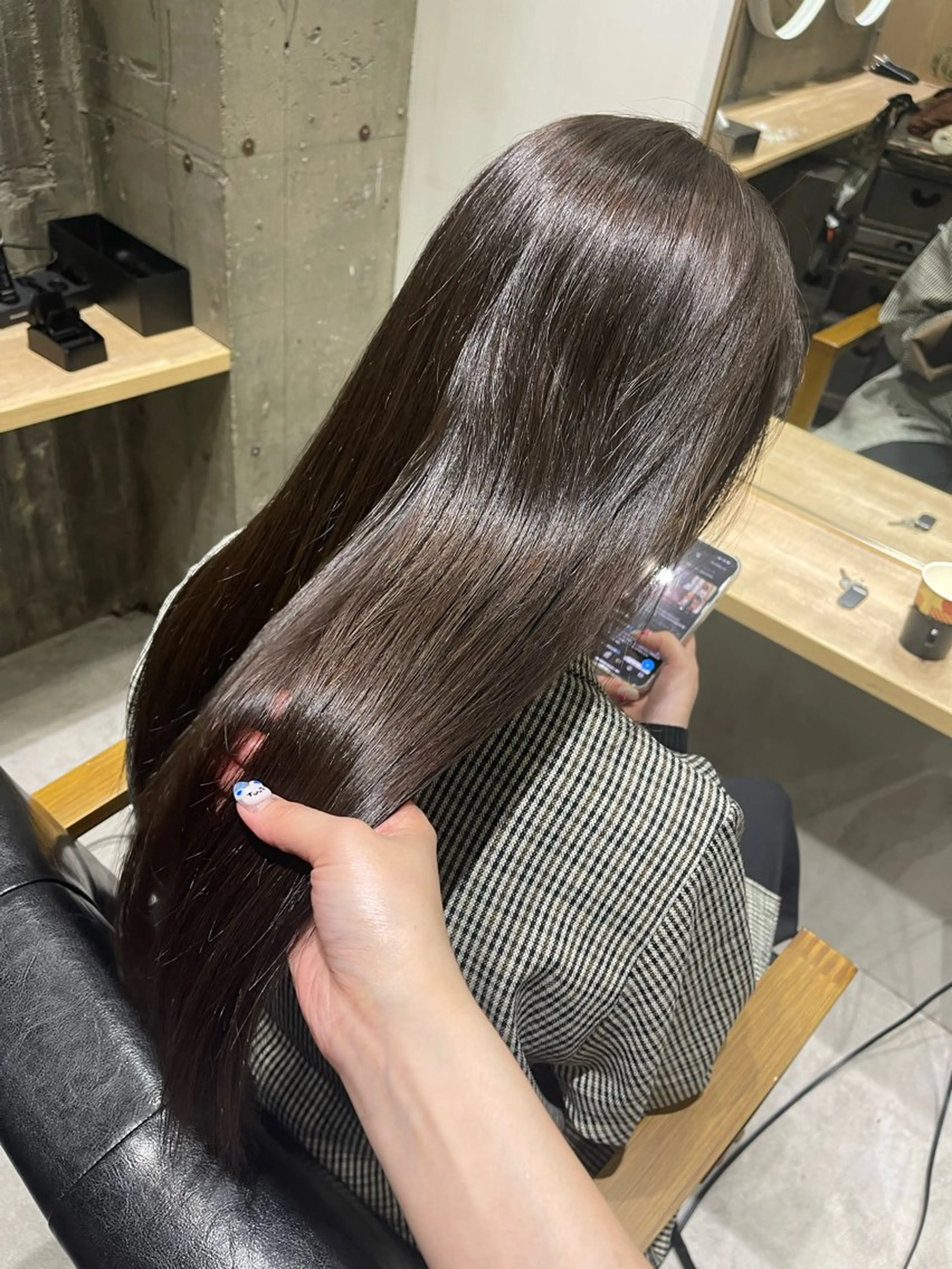 ロング カット ヘアカラー ACT仙台店所属・lena🎀 透明感カラー/韓国風のヘアスタイル