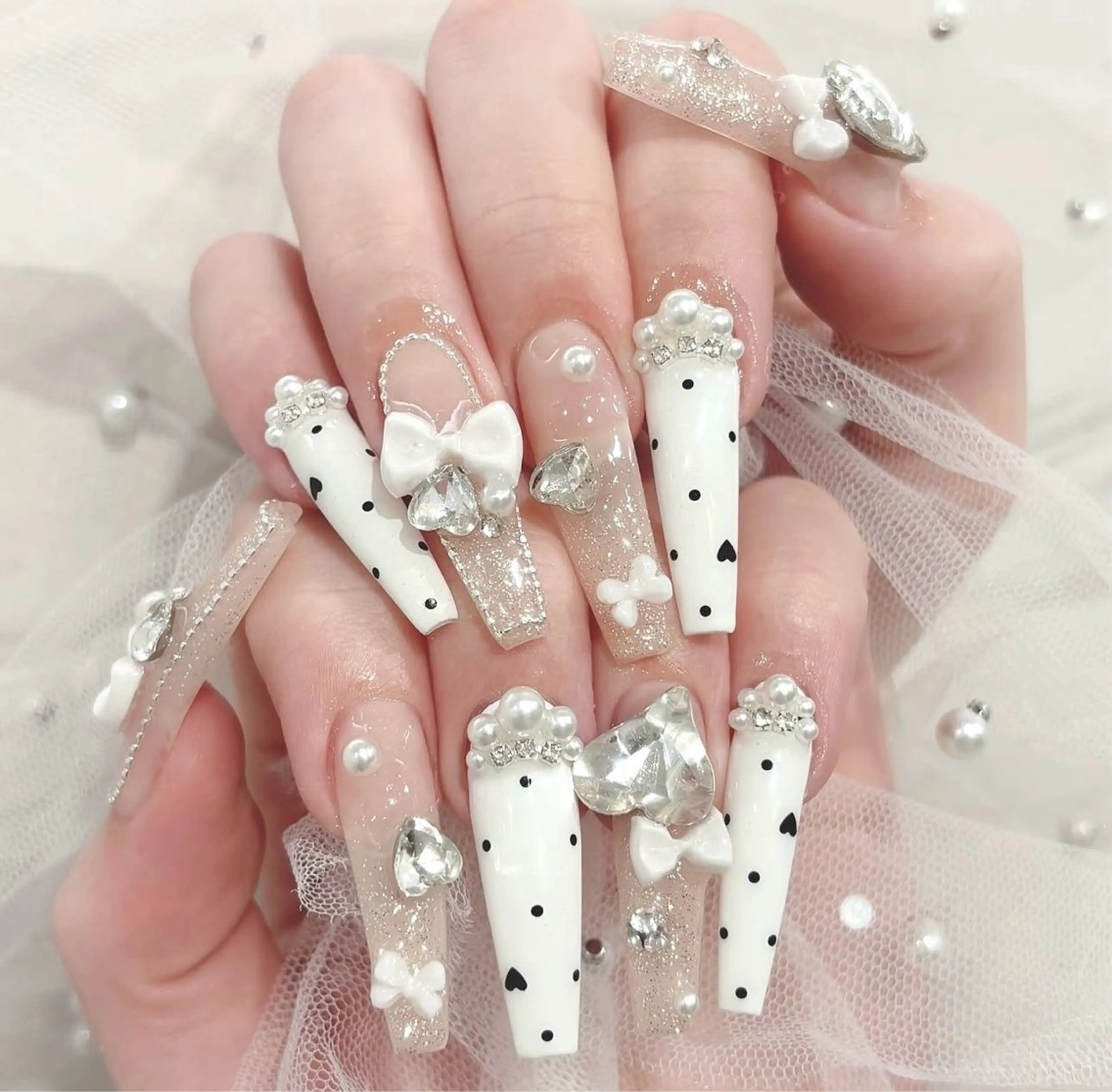 ネイル 長さ出し Mi nailsのネイルデザイン