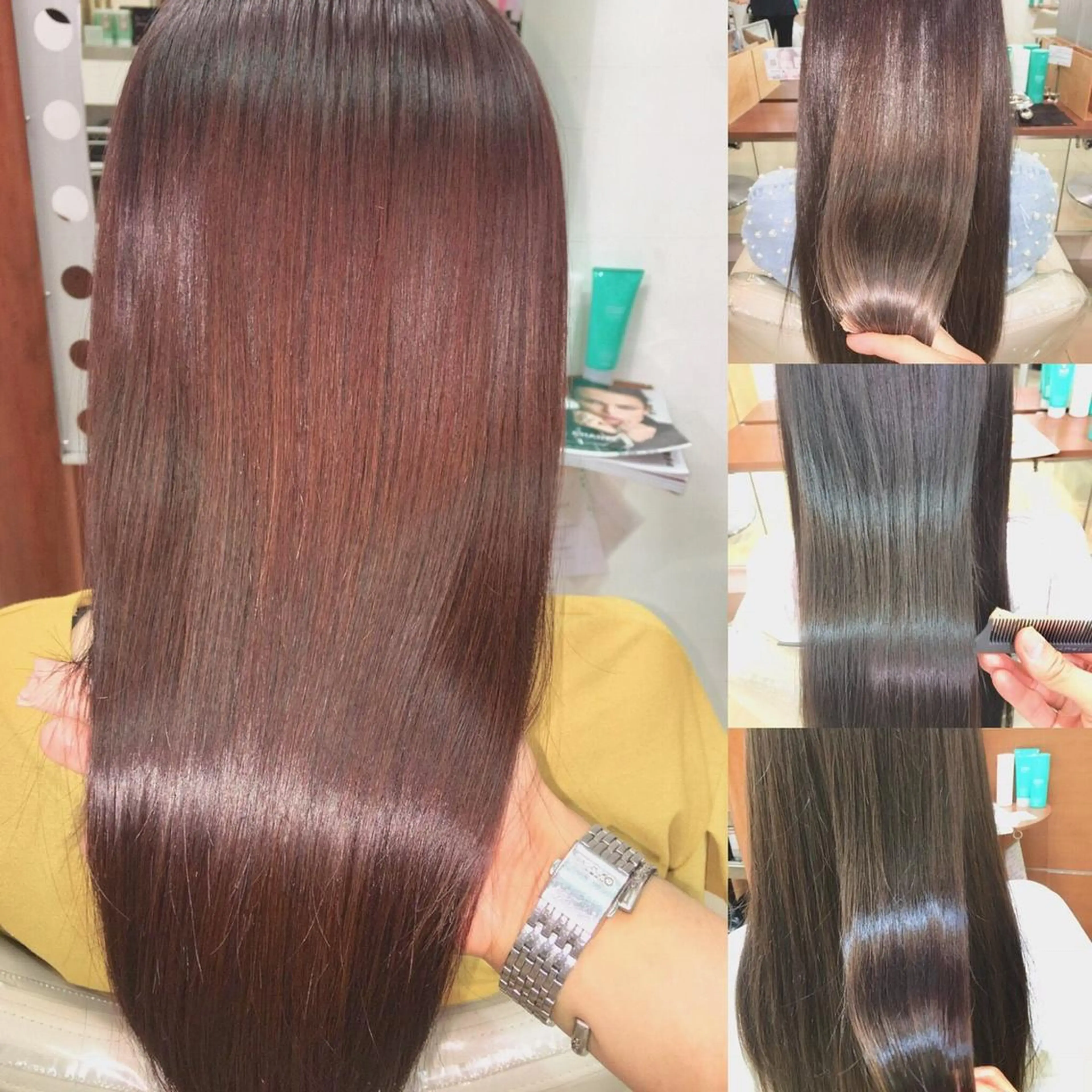 ロング パーマ 縮毛矯正 トリートメント 縮毛矯正/髪質改善 /韓国風　山川春輝のヘアスタイル