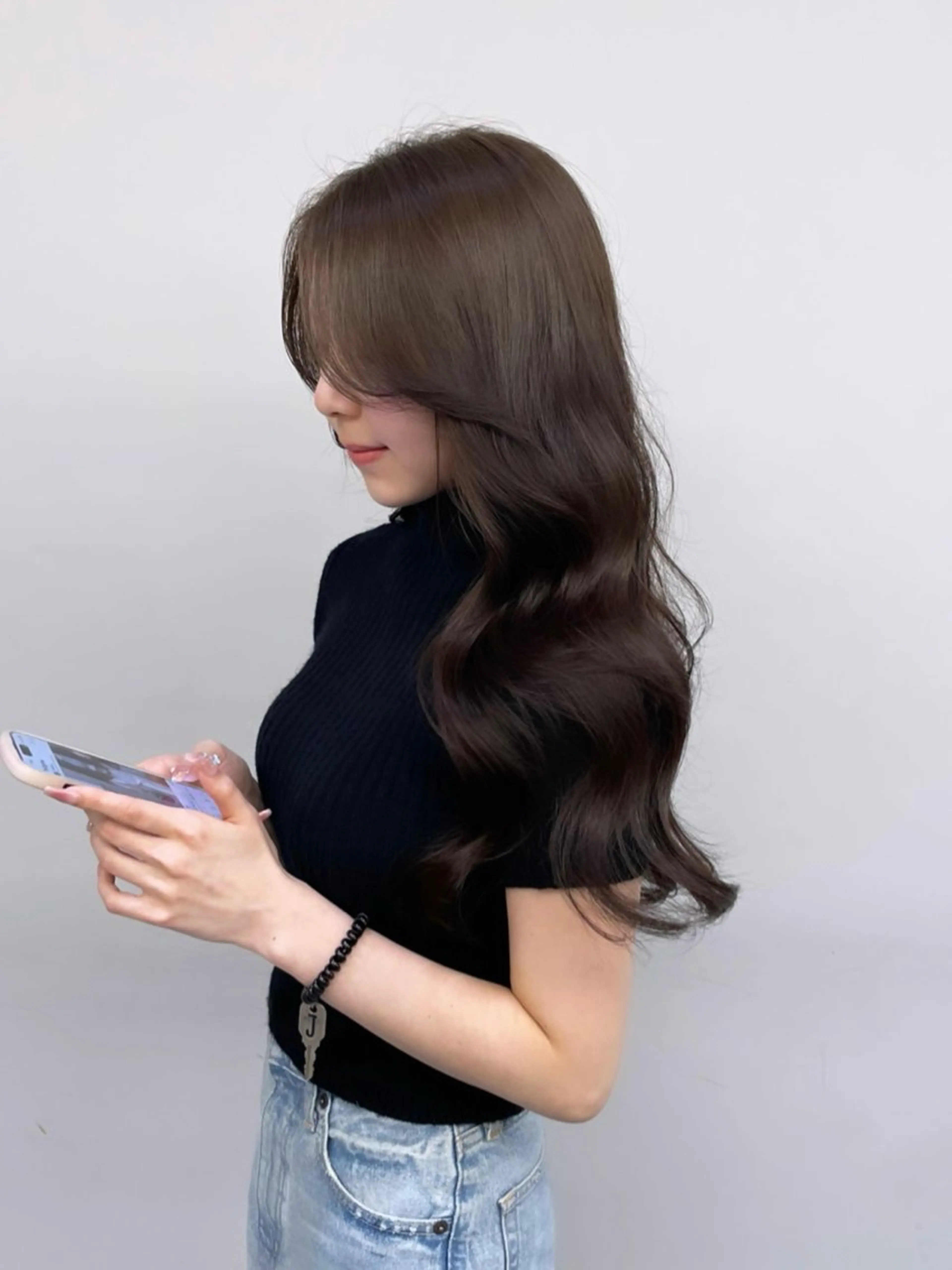 ロング AHNKISM所属・髪質改善/艶カラー HANAのヘアスタイル