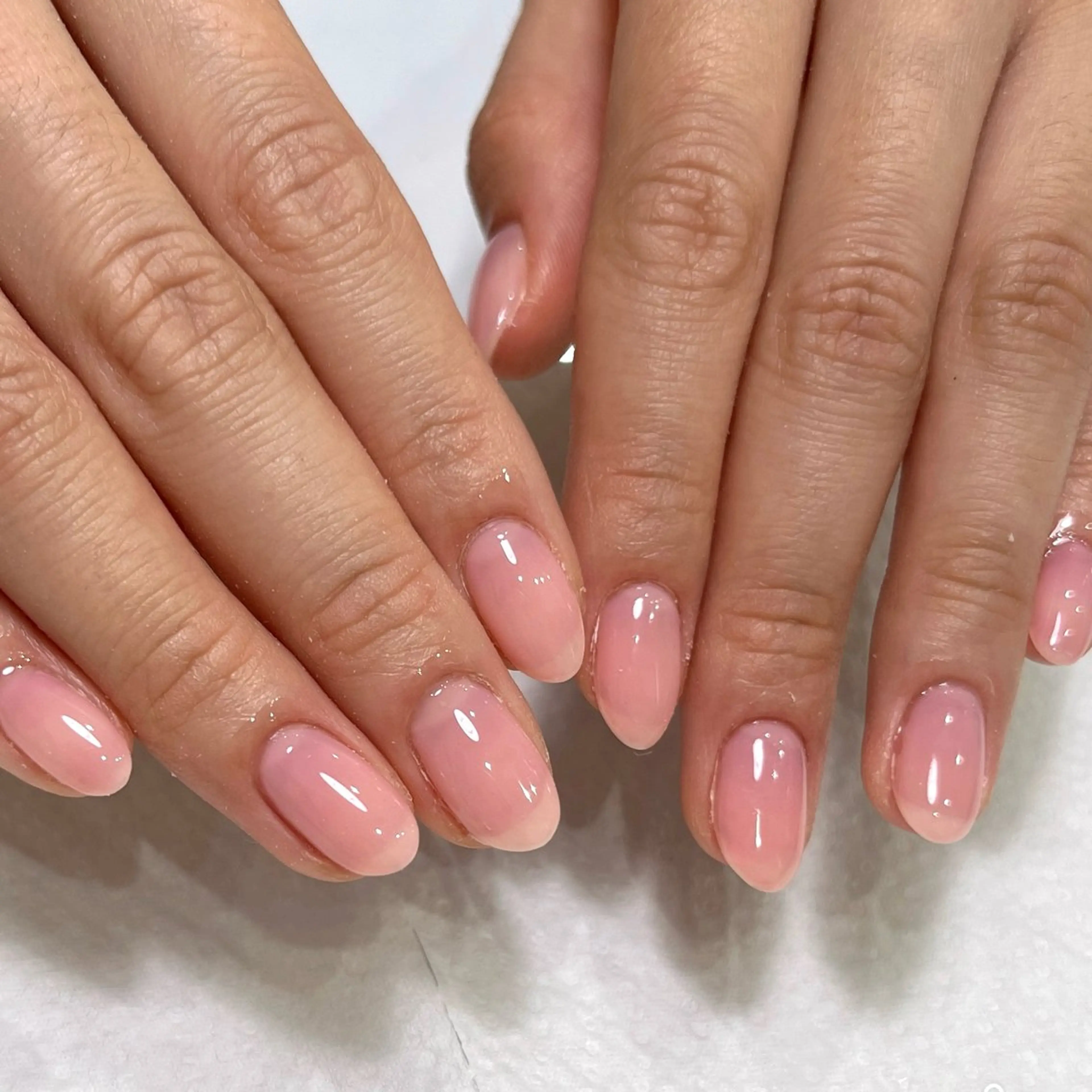 ネイル ワンカラーネイル エルバイノリコ加藤 パラジェル取り扱い店のネイルデザイン