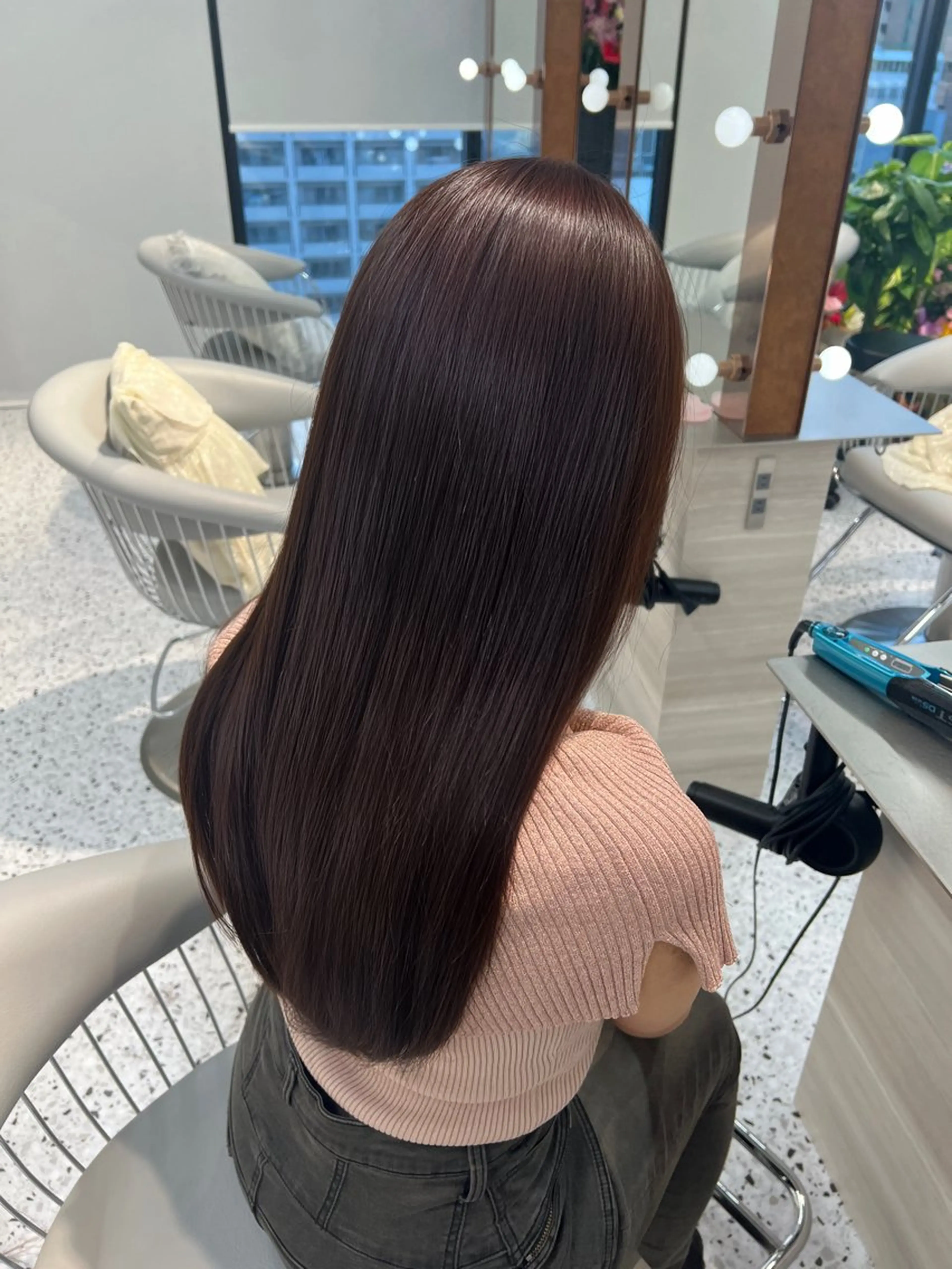 ロング カット ヘアカラー トリートメント 髪質改善 ☘️松井　傑のヘアスタイル