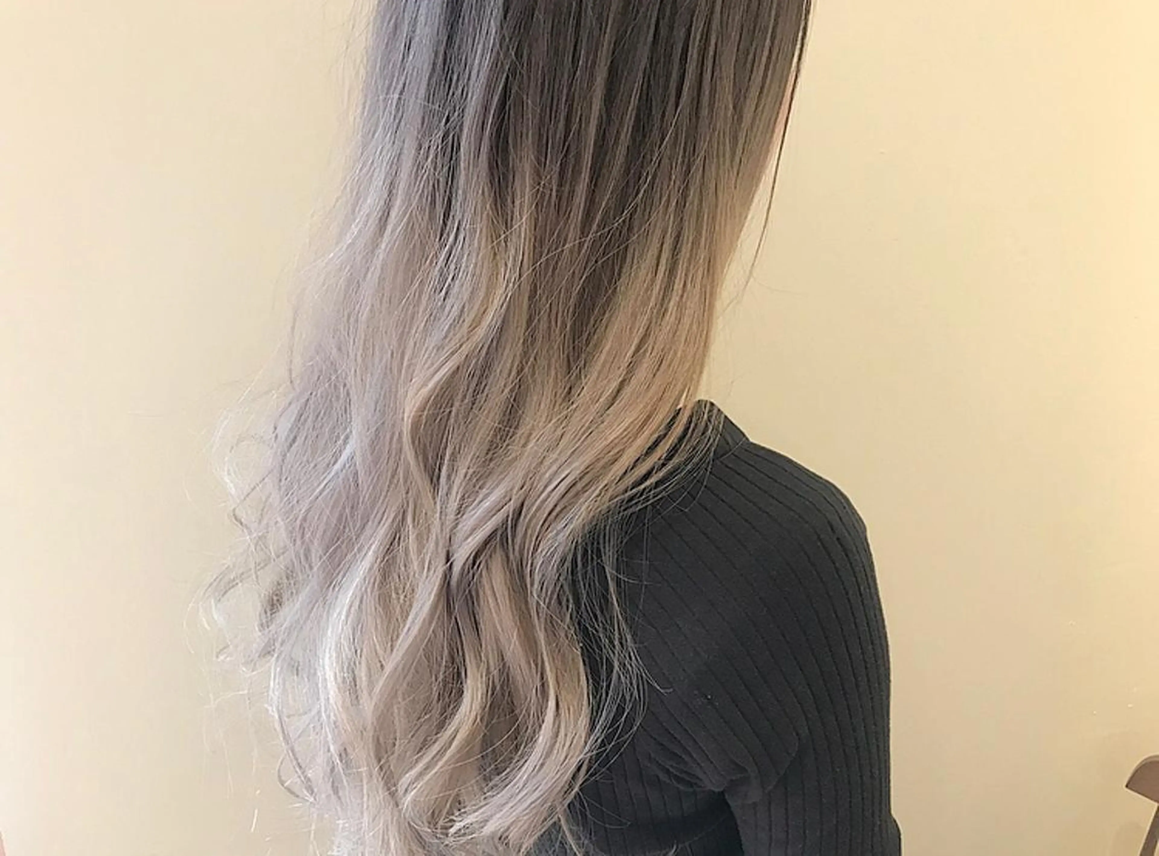 ロング カラー グラデーションカラー 大阪福島 韓国まつげ Sayaka🤍🐩のマツエク・マツパデザイン