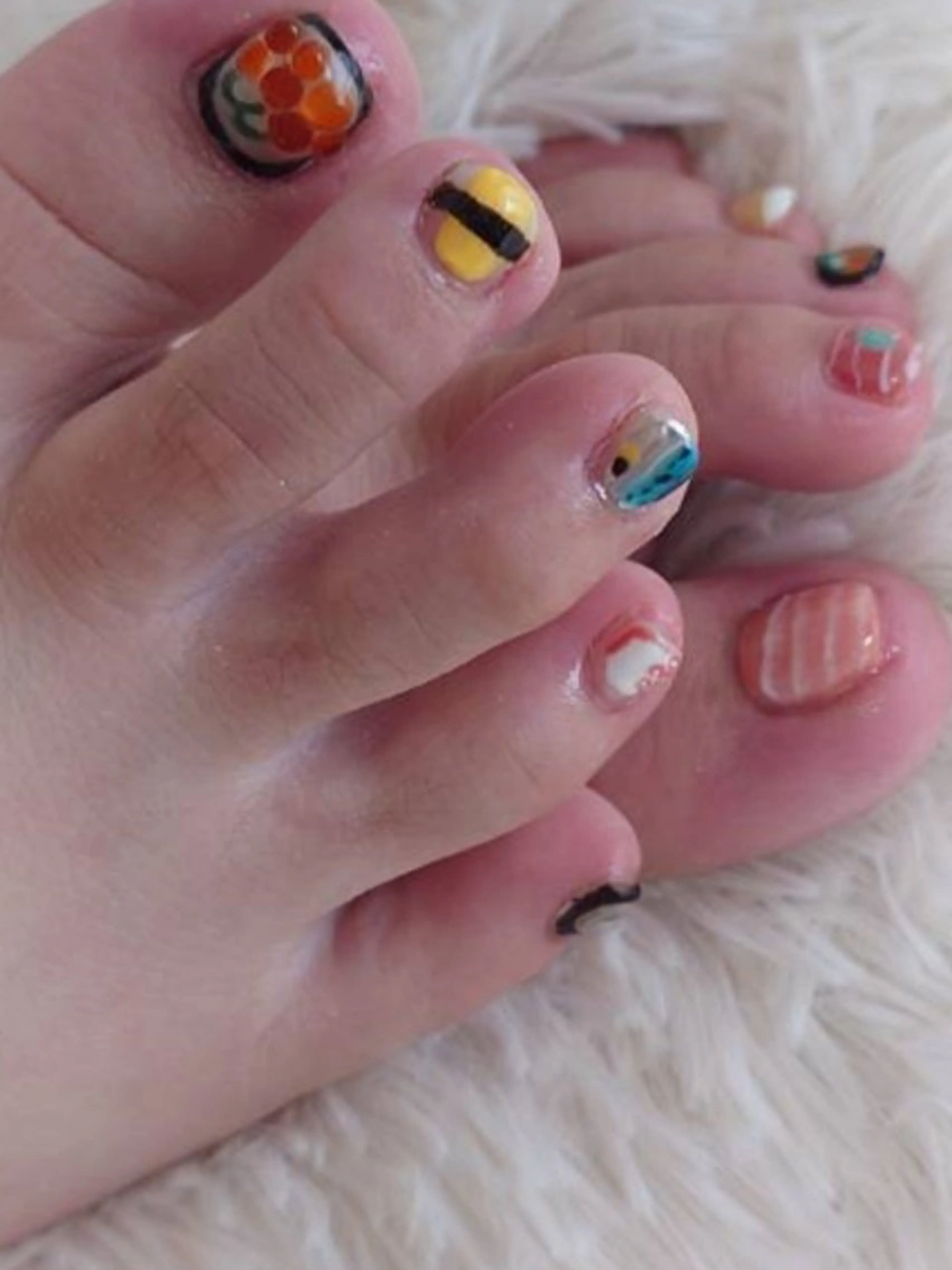 フットネイル  アートデザイン8本まで可(持ち込み可)の写真