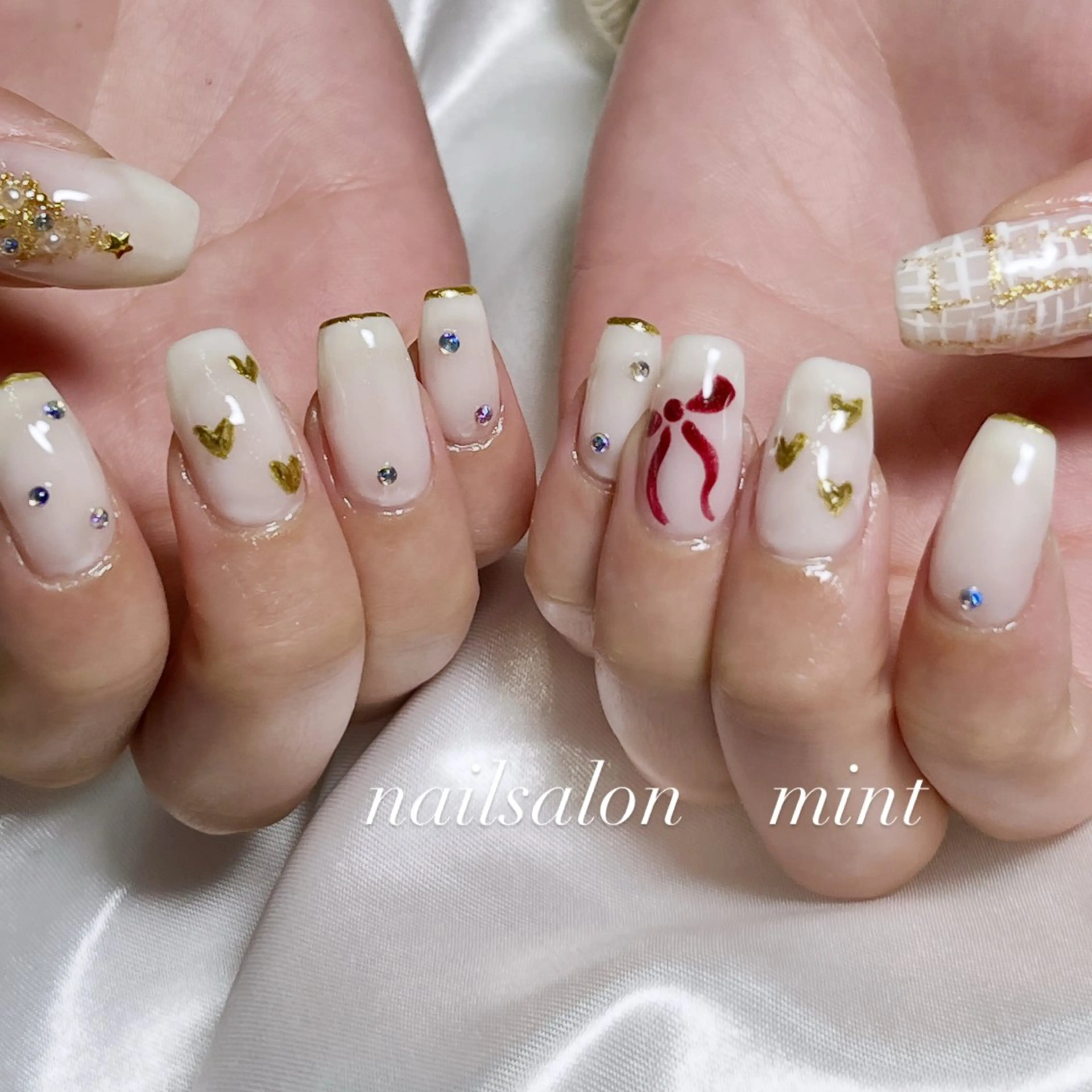 ネイル 持ち込み nailsalon mintのネイルデザイン