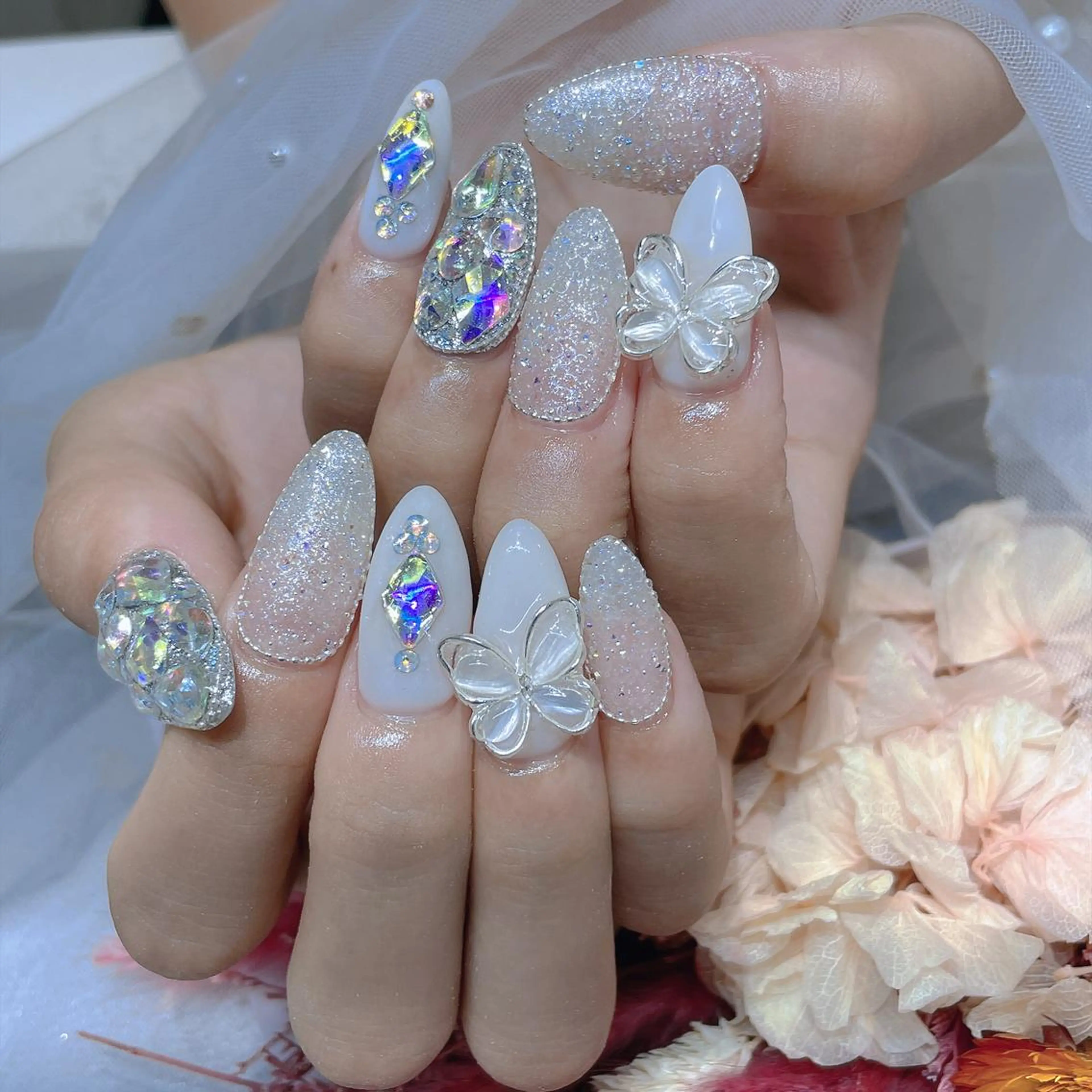 ネイル 長さだし専門店 M2　rikaのネイルデザイン