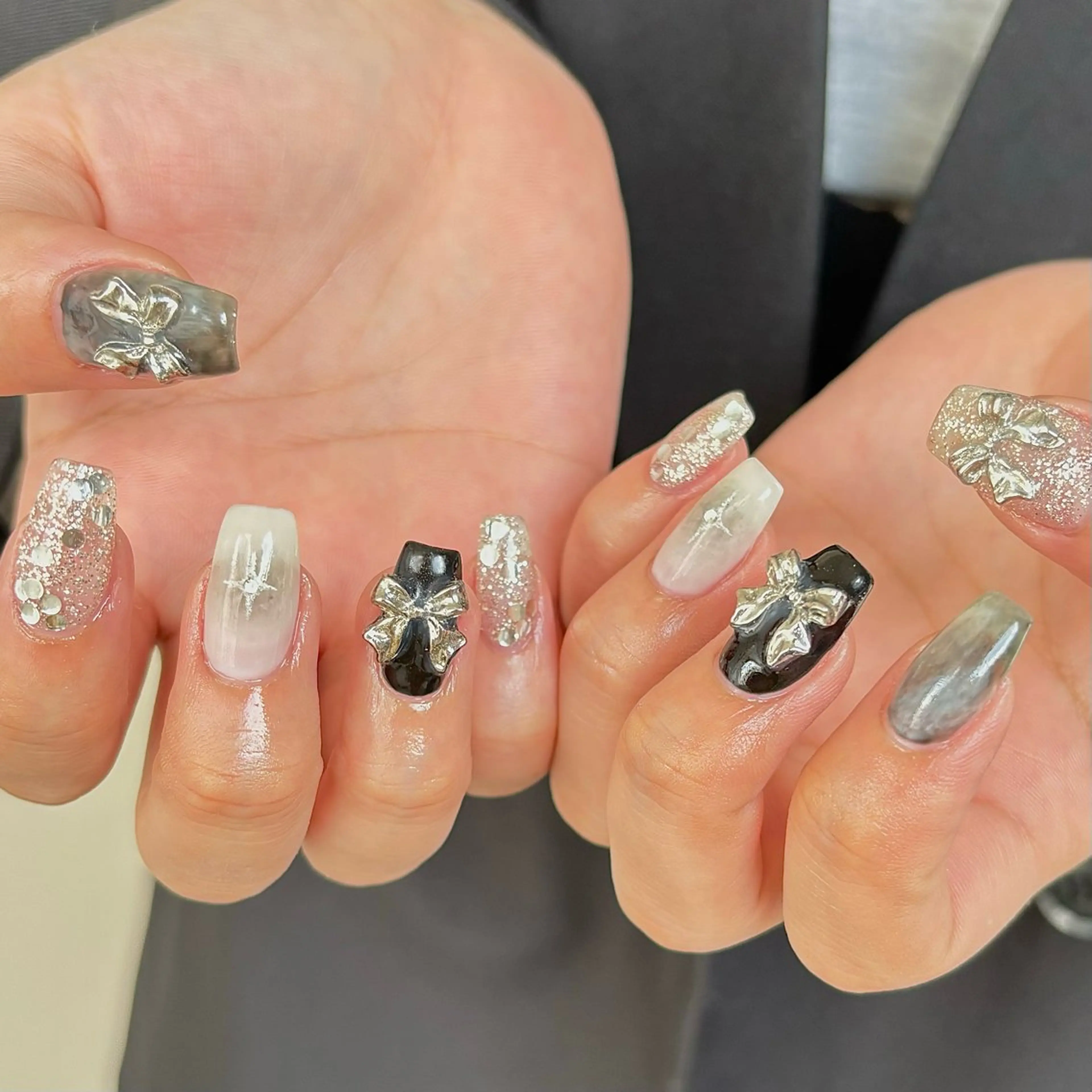 ネイル 持ち込み ハンドネイル Nailsalon BLOOM🌷 山崎のネイルデザイン