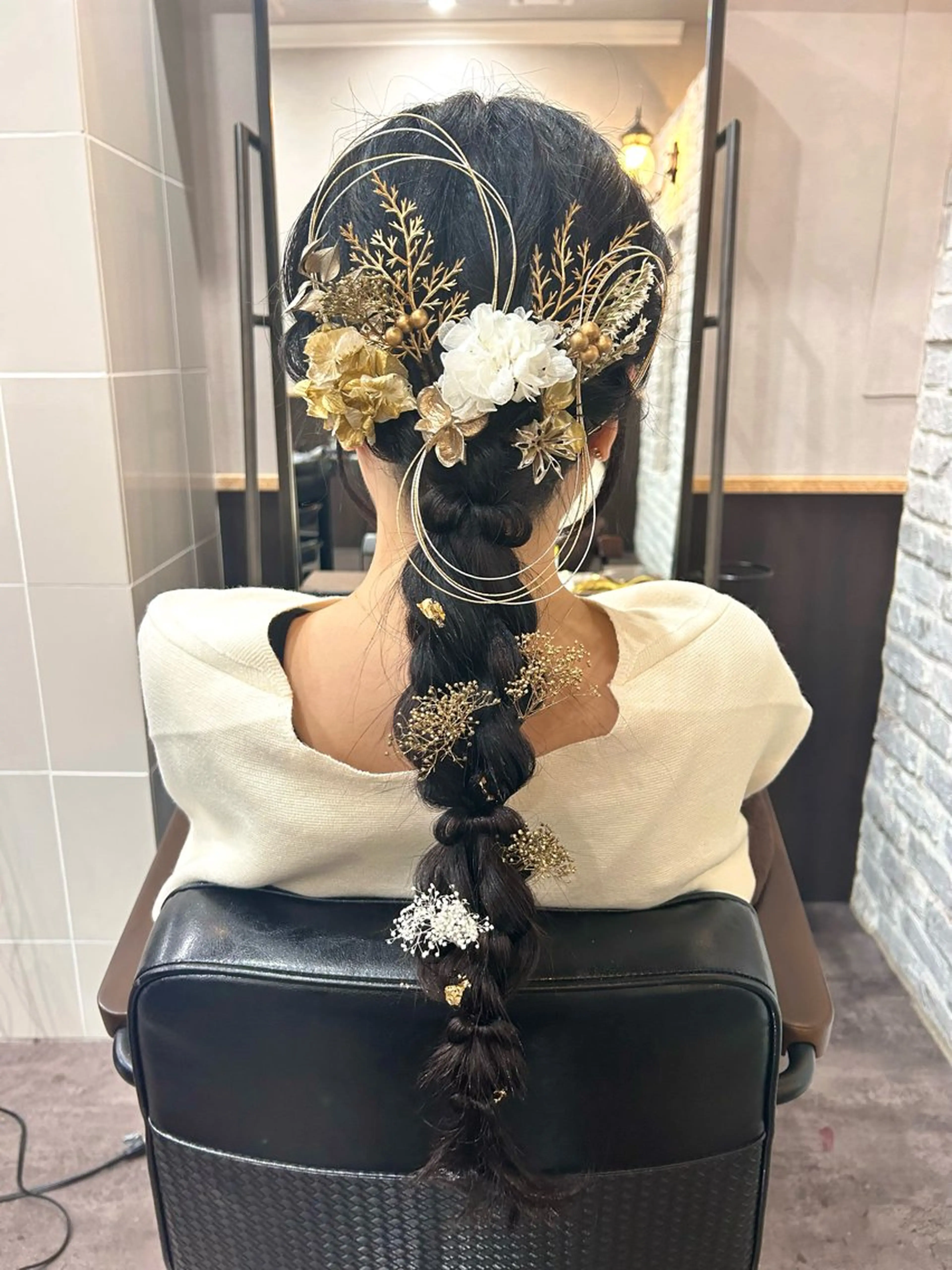 ロング ヘアアレンジ ヘアセット 🦄🩵YUNA 🩵🦄のヘアスタイル