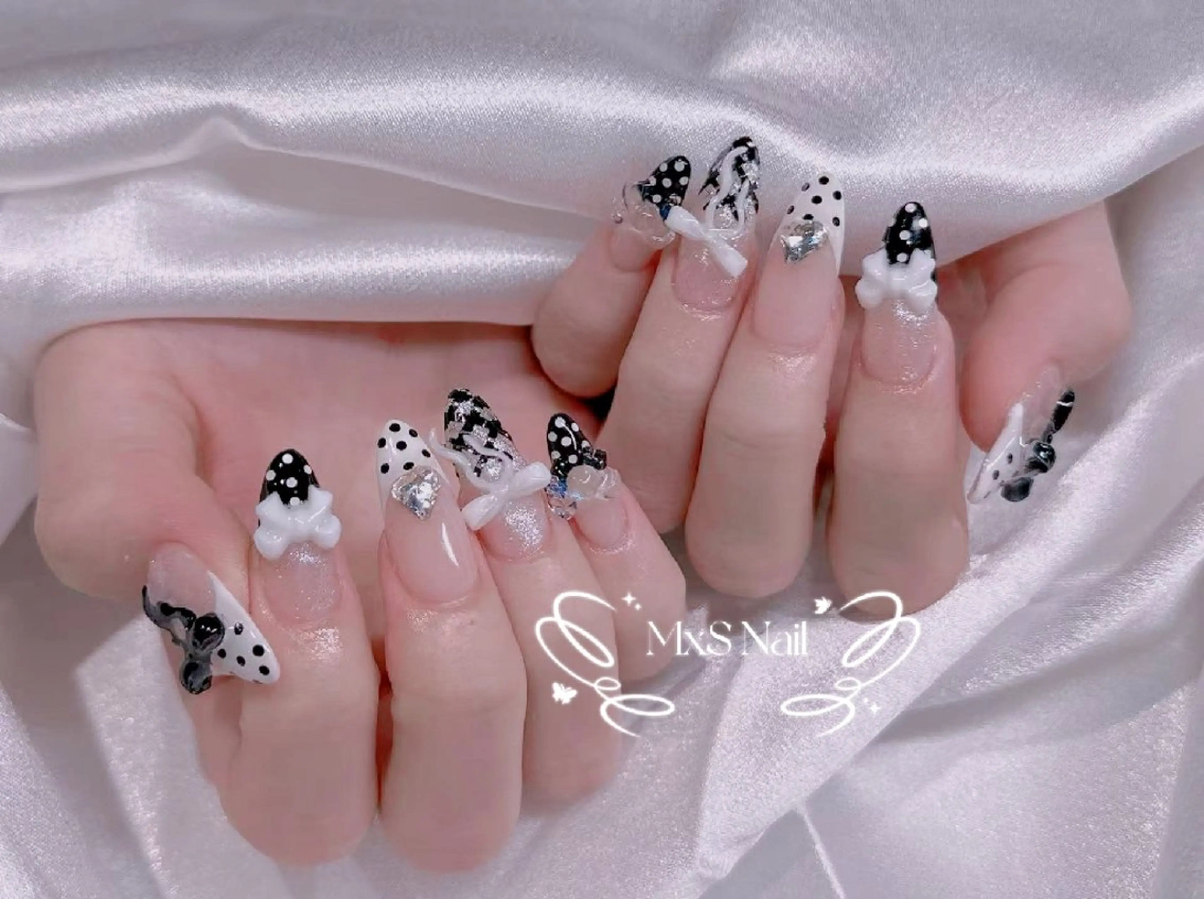 ネイル ハンドネイル MxS Nail 【長さだし/フィルイン/マグネット/ワンホンネイル/韓国ネイル/パラジェル】所属・M×S Nail みなのネイルデザイン