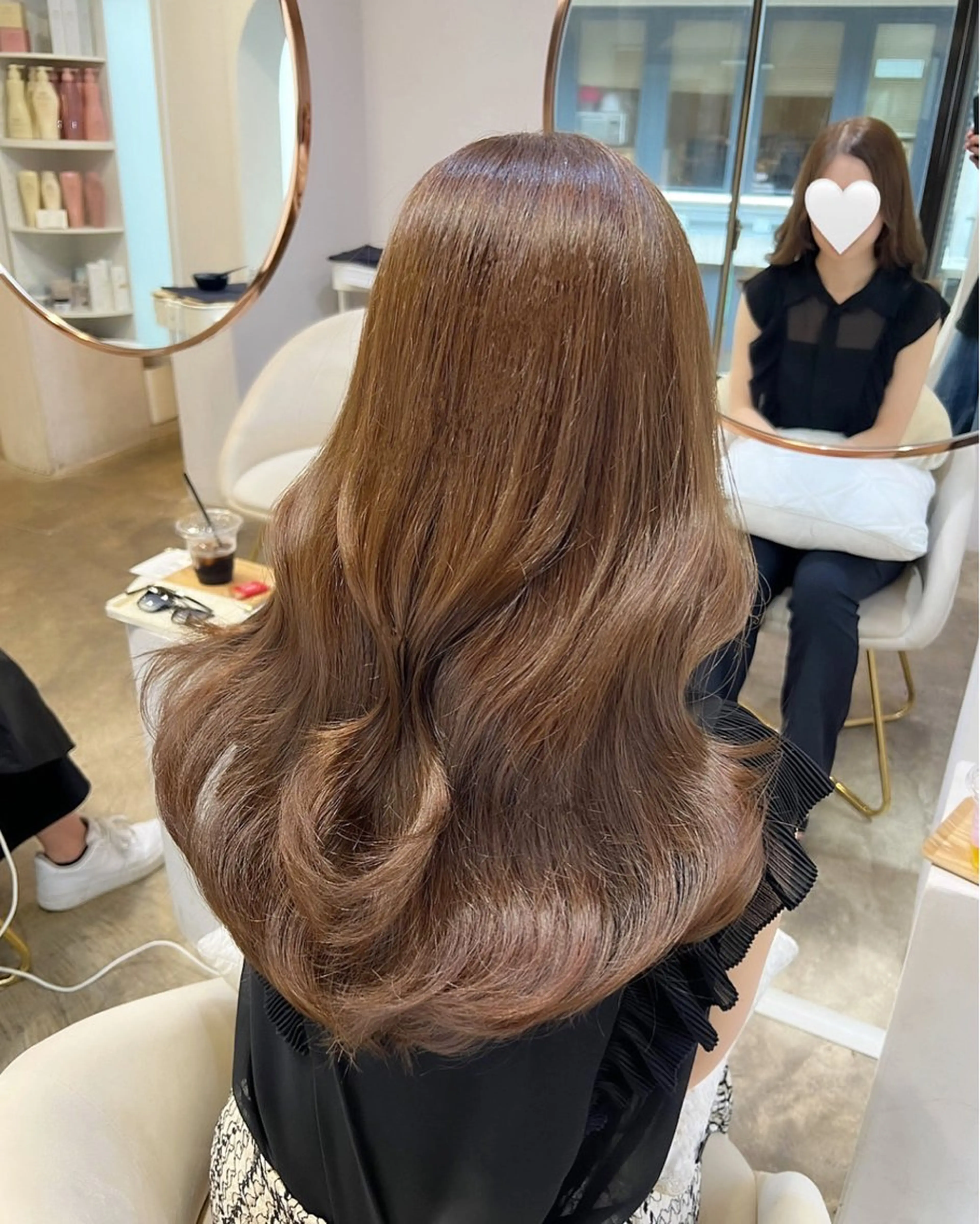 💞韓国風巻き髪ヘアセット💞の写真