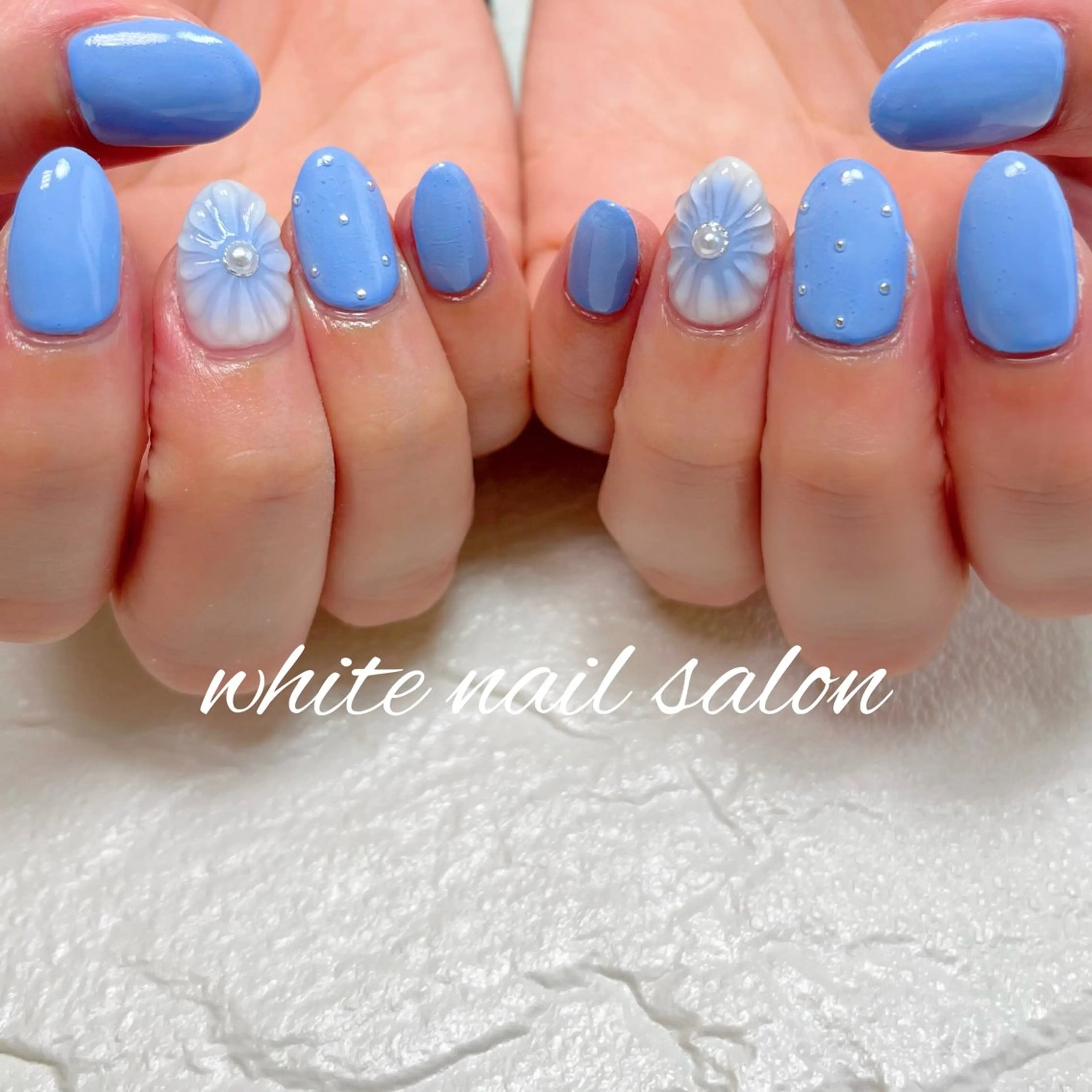 ネイル ラメ(グリッター) 持ち込み ハンドネイル white nail salonのネイルデザイン