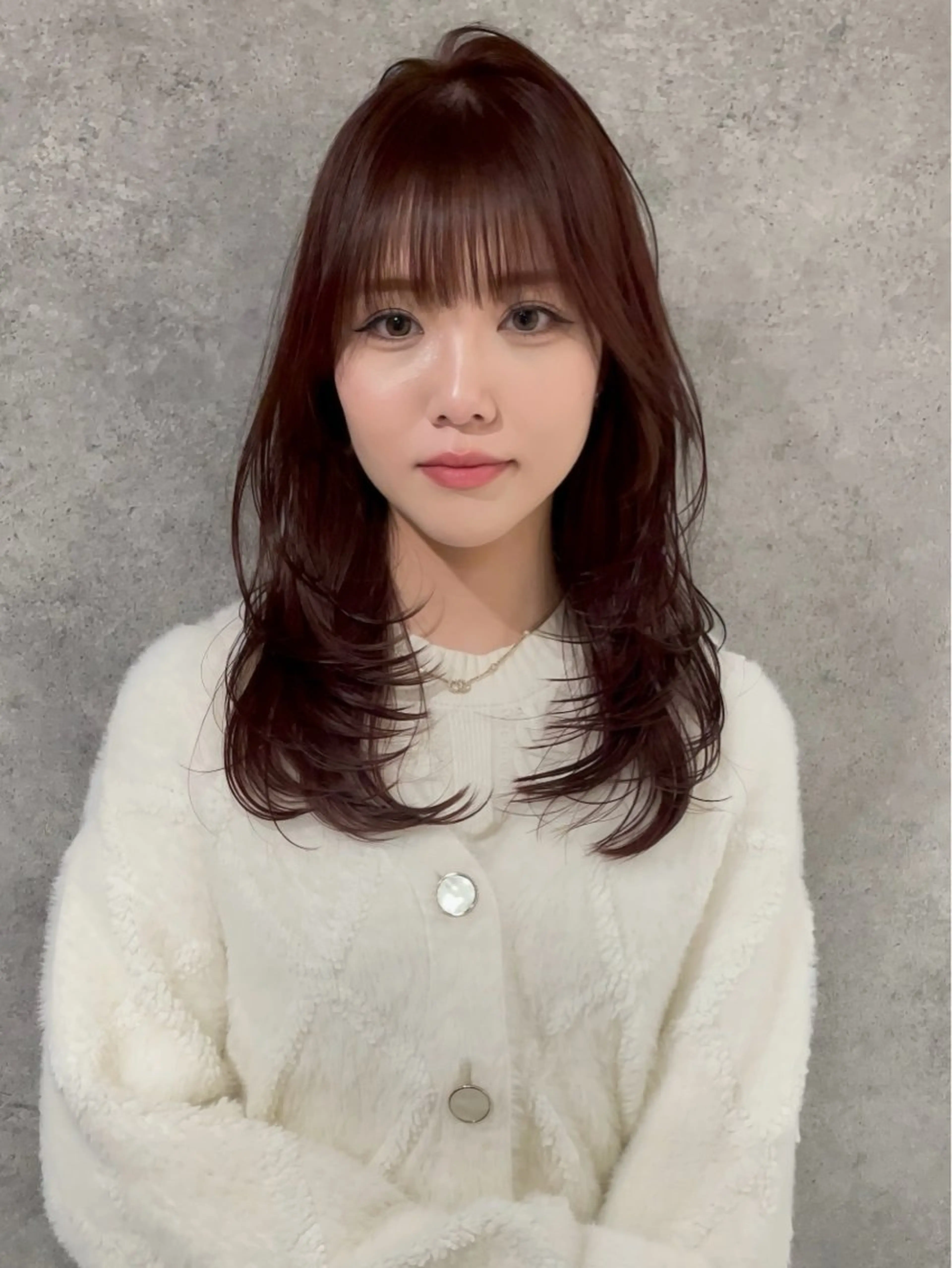 ロング ロングレイヤー 韓国風ヘア レイヤーカット ロング ウルフカット カット ヘアカラー トリートメント レイヤーカット 縮毛矯正◽️河野泰貴のヘアスタイル