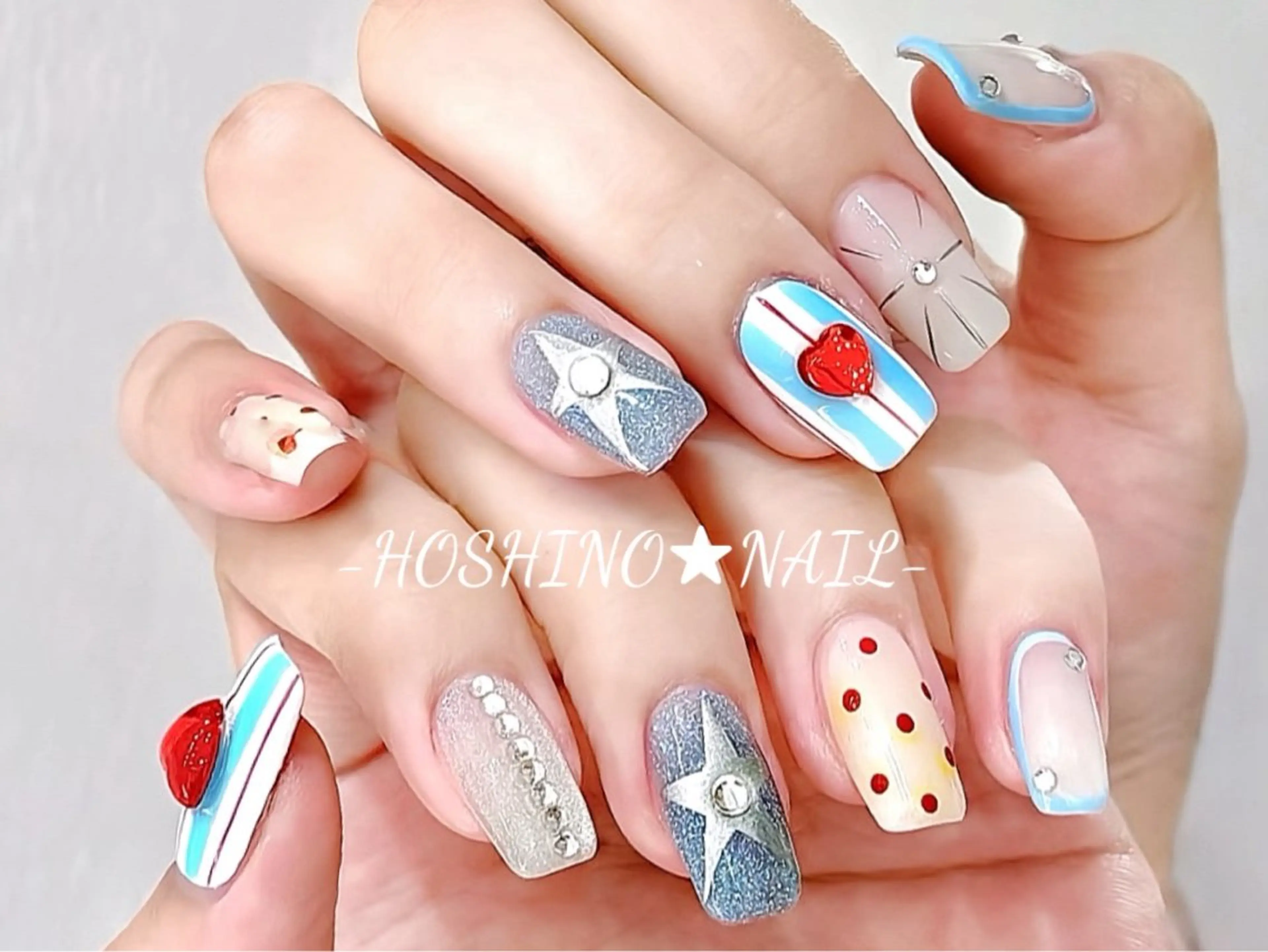 ネイル 長さ出し フットネイル フレンチネイル ジェルネイル 韓国ネイル ★HOSHINO NAIL★新宿店のネイルデザイン