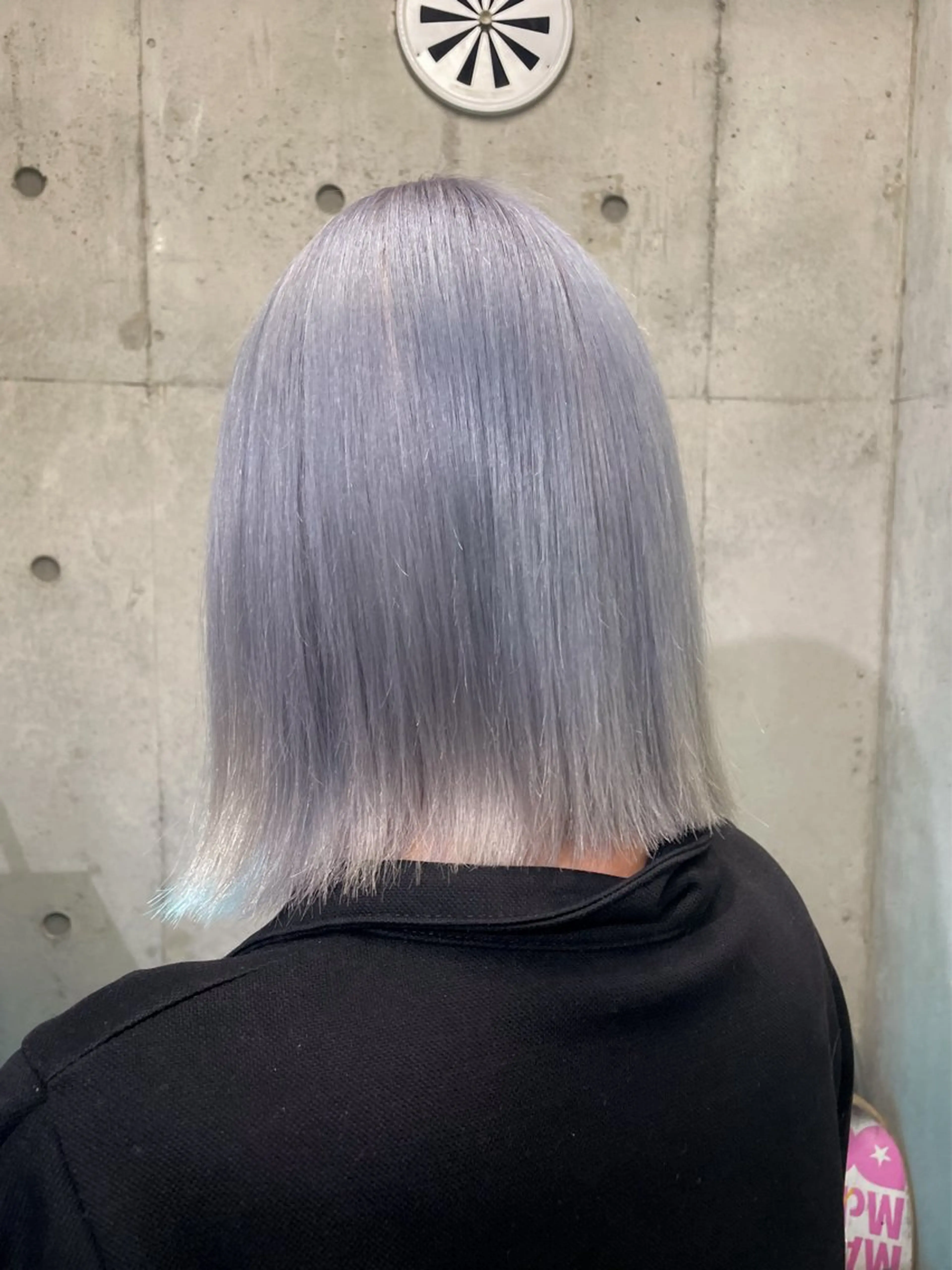 ミディアム ヘアカラー ハイトーン/ブリーチ /ウルフ⛓️MAKIのヘアスタイル