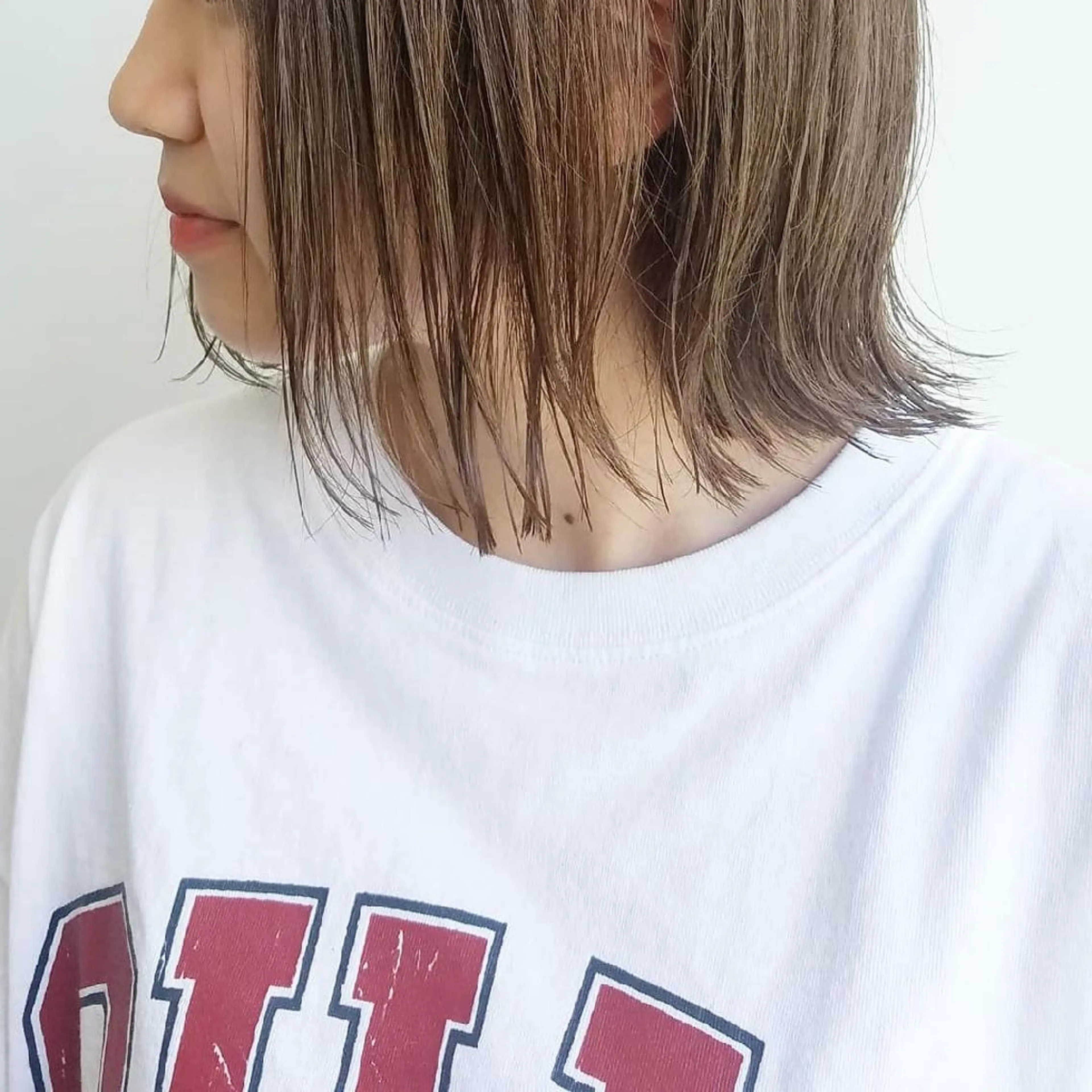 ミディアム カラー ヘアアレンジ パーマ ボブ iplus✴ まつげ、眉毛、耳つぼのマツエク・マツパデザイン