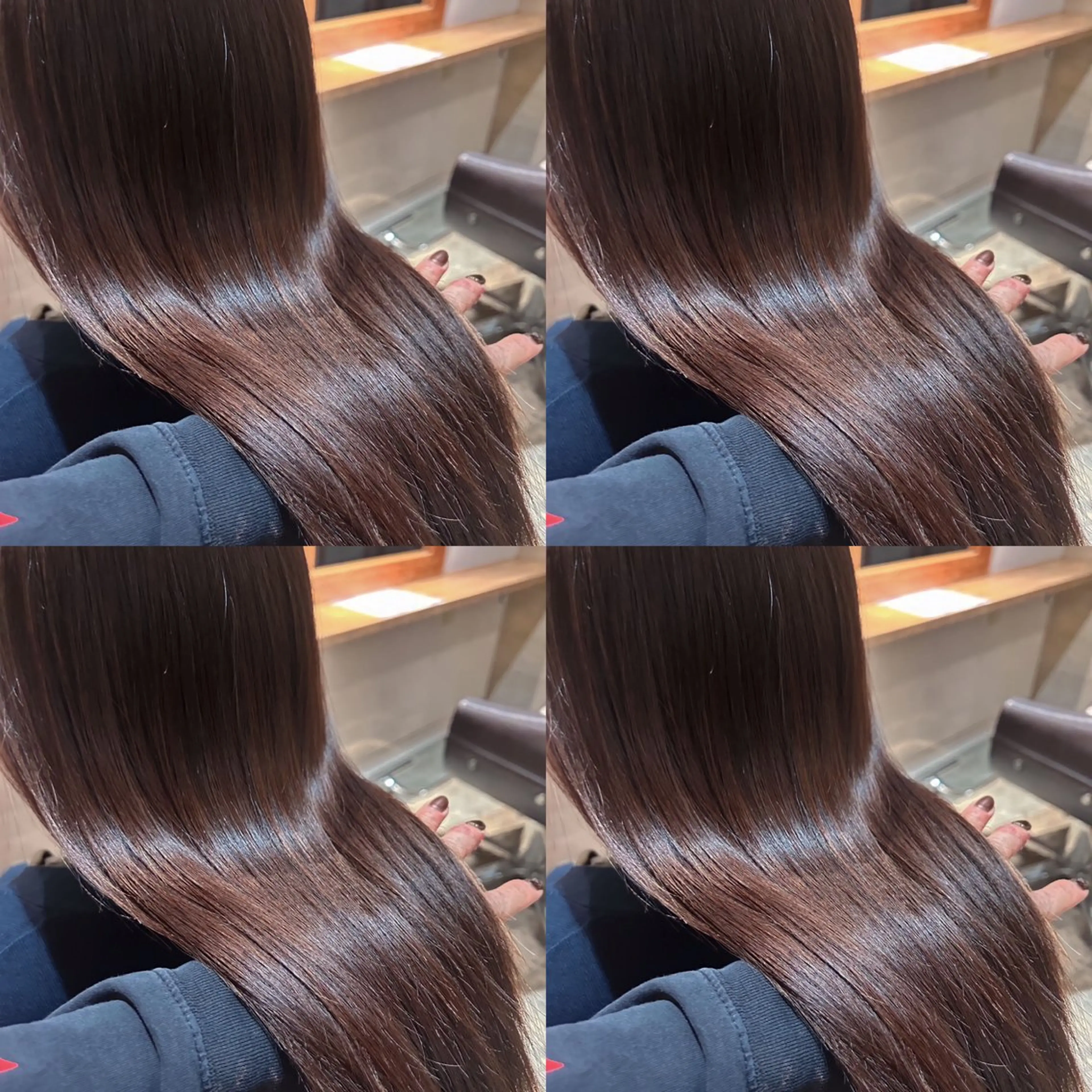 ロング カラー グレージュ 髪質改善 店長✨️韓国ヘア✖️ 髪質改善カラー／純大のヘアスタイル