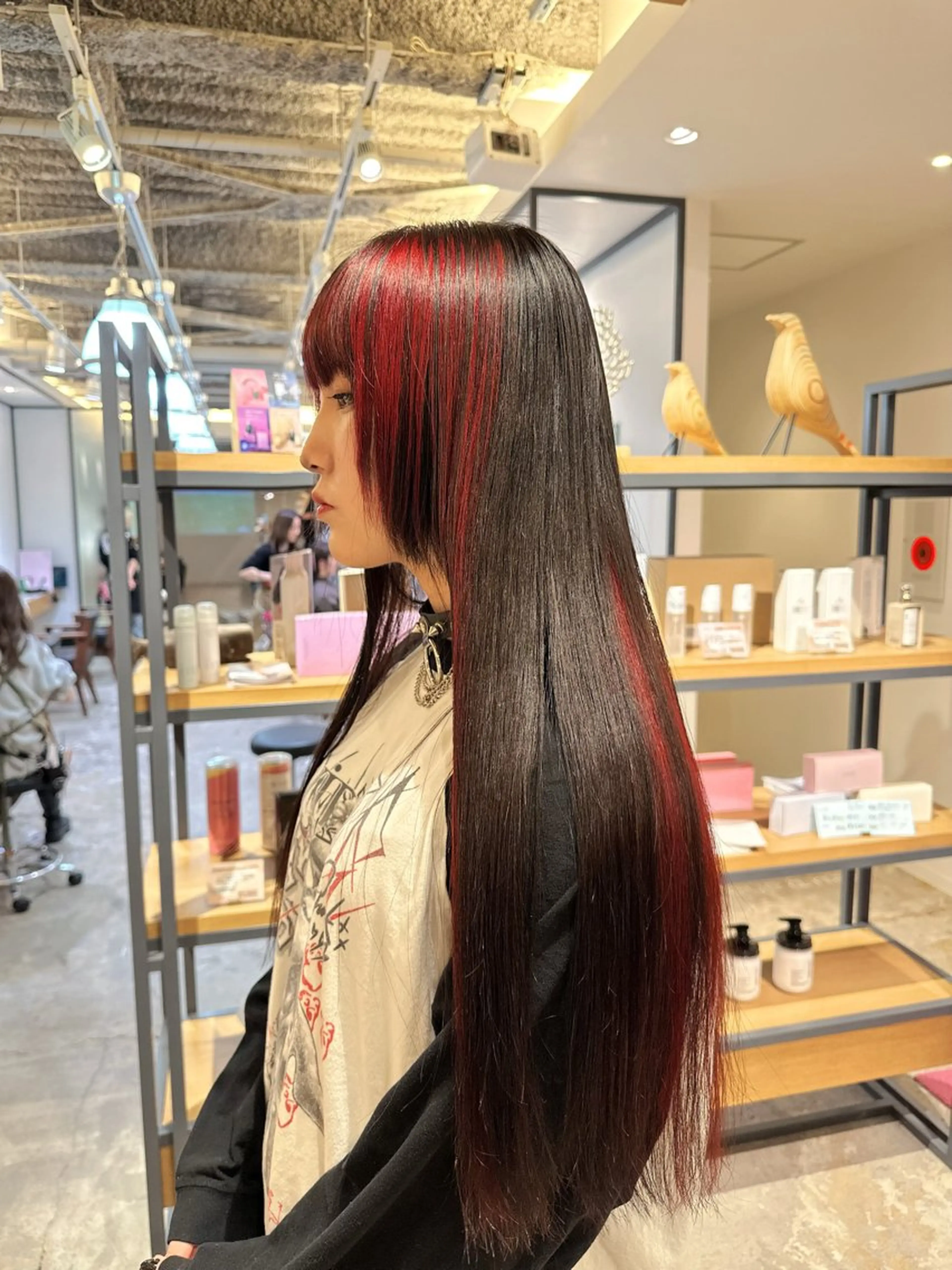 ロング カラー デザインカラー ヘアカラー AIRI 🐈‍⬛のヘアスタイル