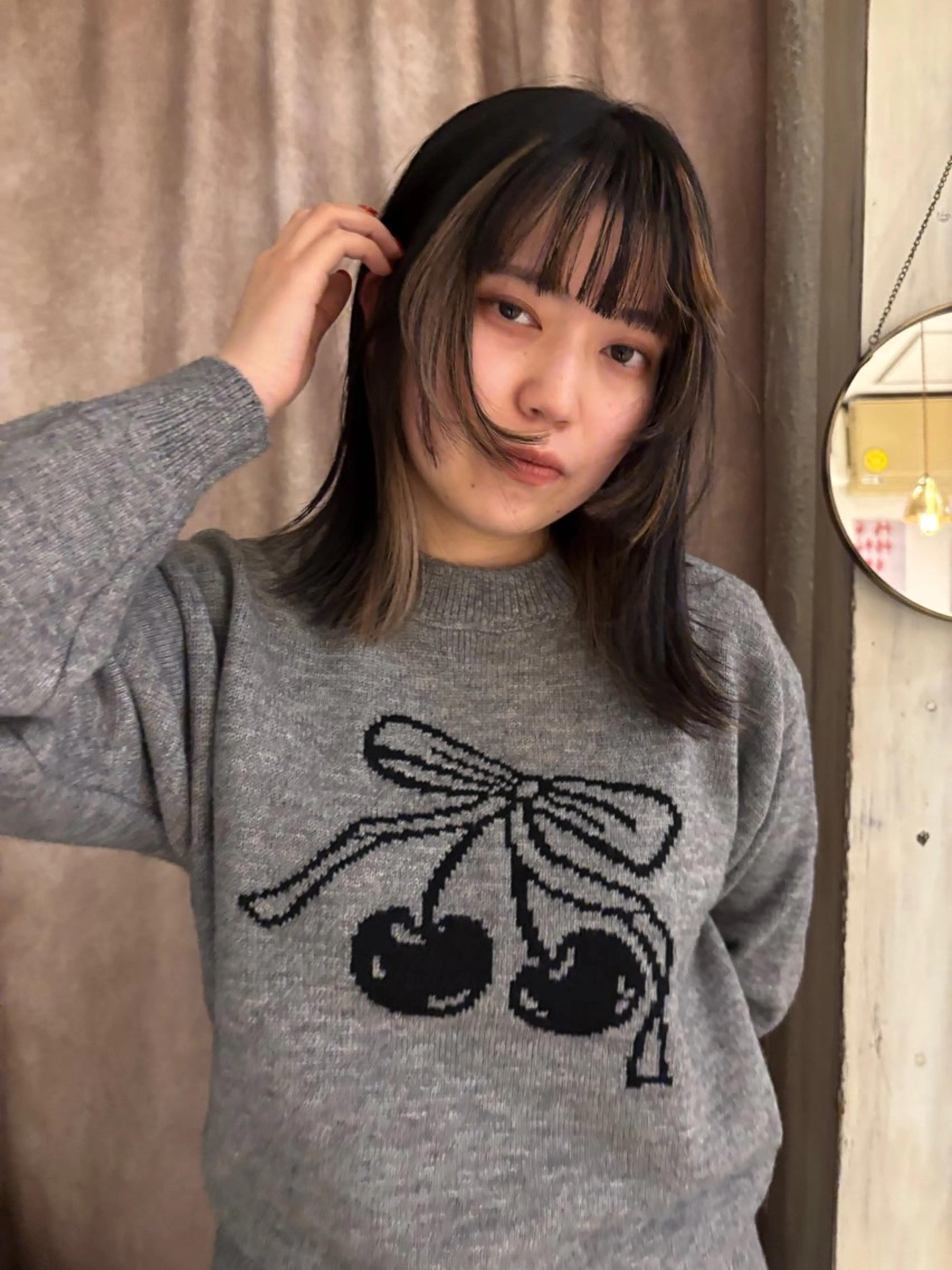 ミディアム ヘアカラー saya/似合わせ /透明感カラーのヘアスタイル