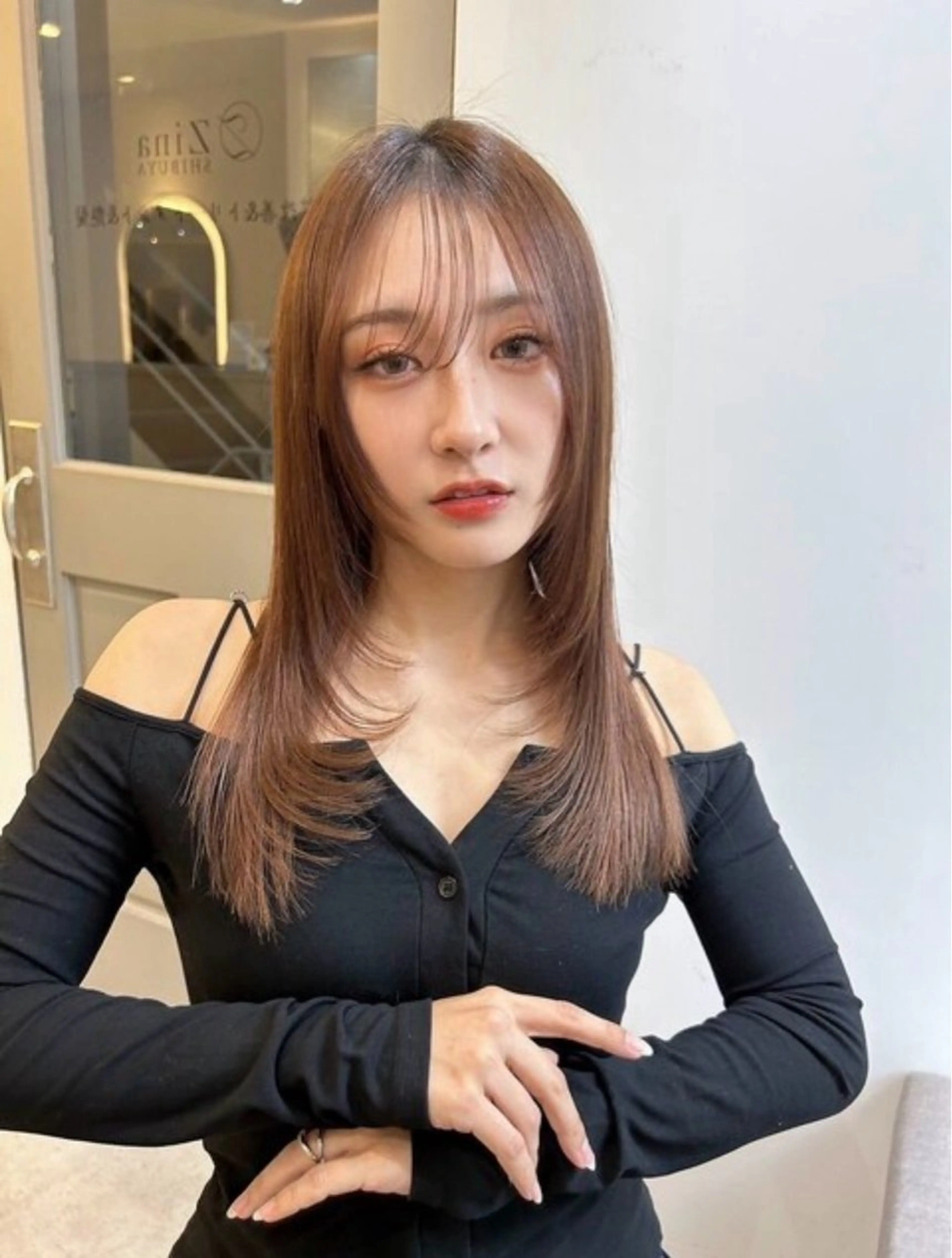 カラー 🍒HARUKA🍒 髪質改善/艶髪/韓国のヘアスタイル