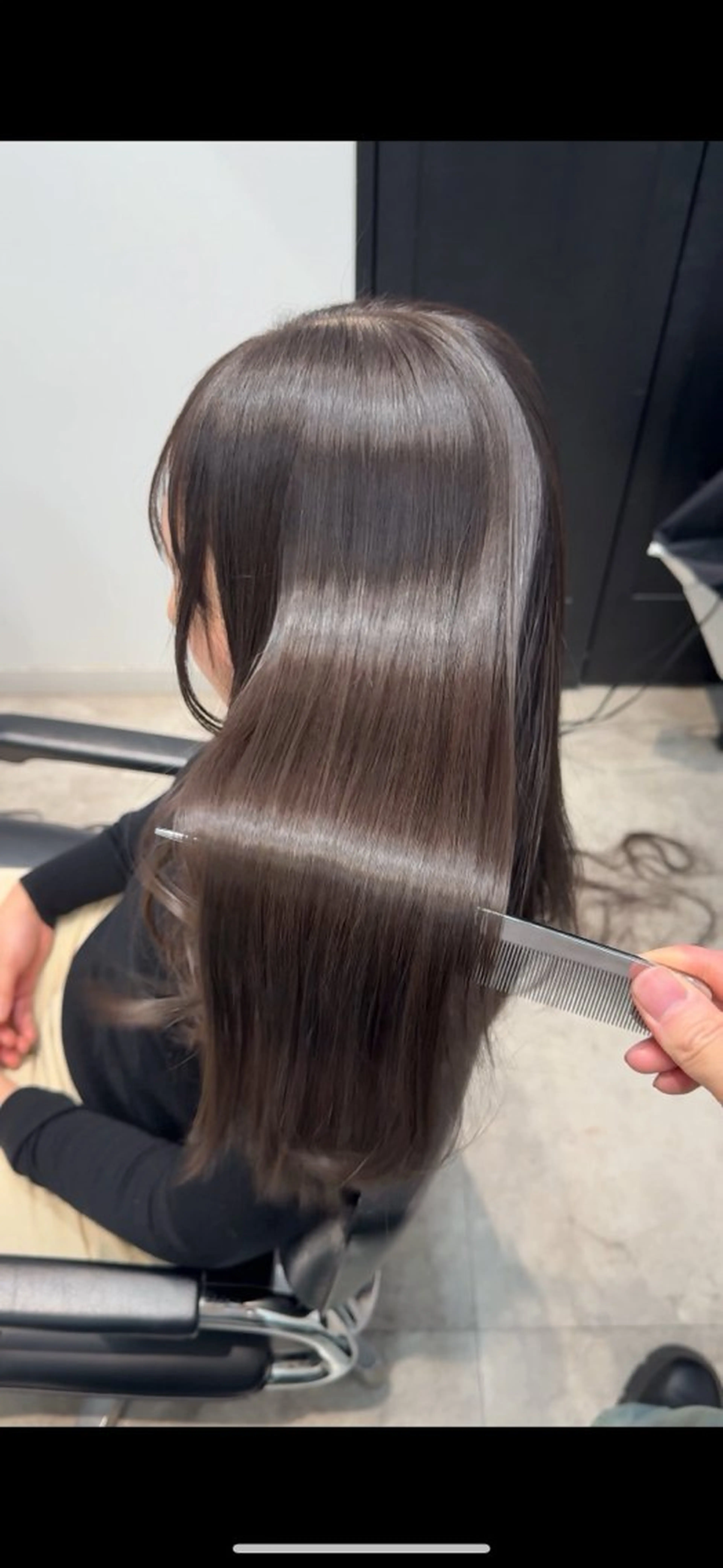 ロング カット 縮毛矯正 トリートメント 髪質改善特化 ミサワコウキのヘアスタイル