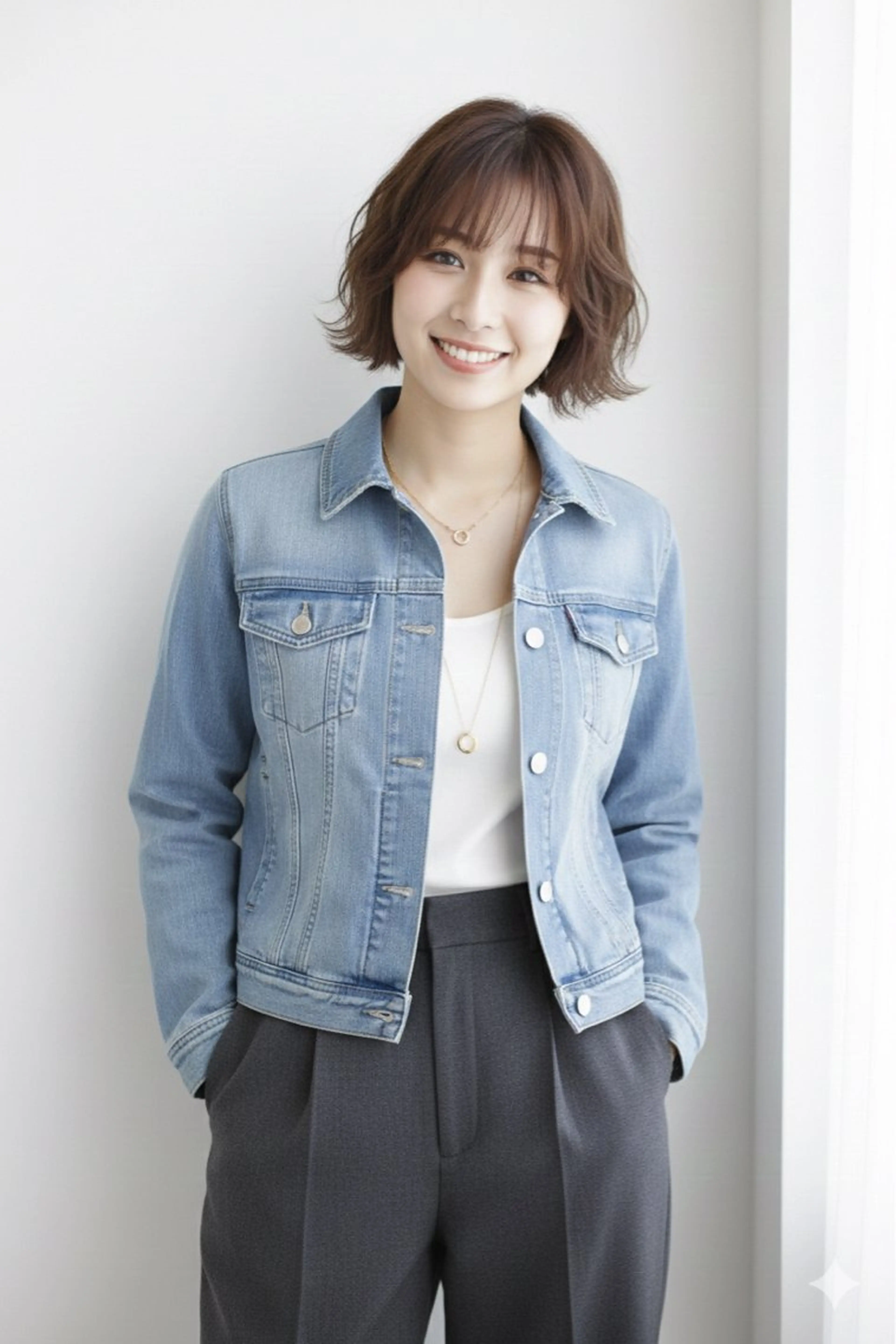 ショート カラー アディクシーカラー ベージュカラー ブリーチ 透明感カラー ブリーチなしカラー カット ヘアカラー トリートメント SALOWIN(サロウィン)広島並木通り所属・田村和範/似合わせ カラー/髪質改善のヘアスタイル