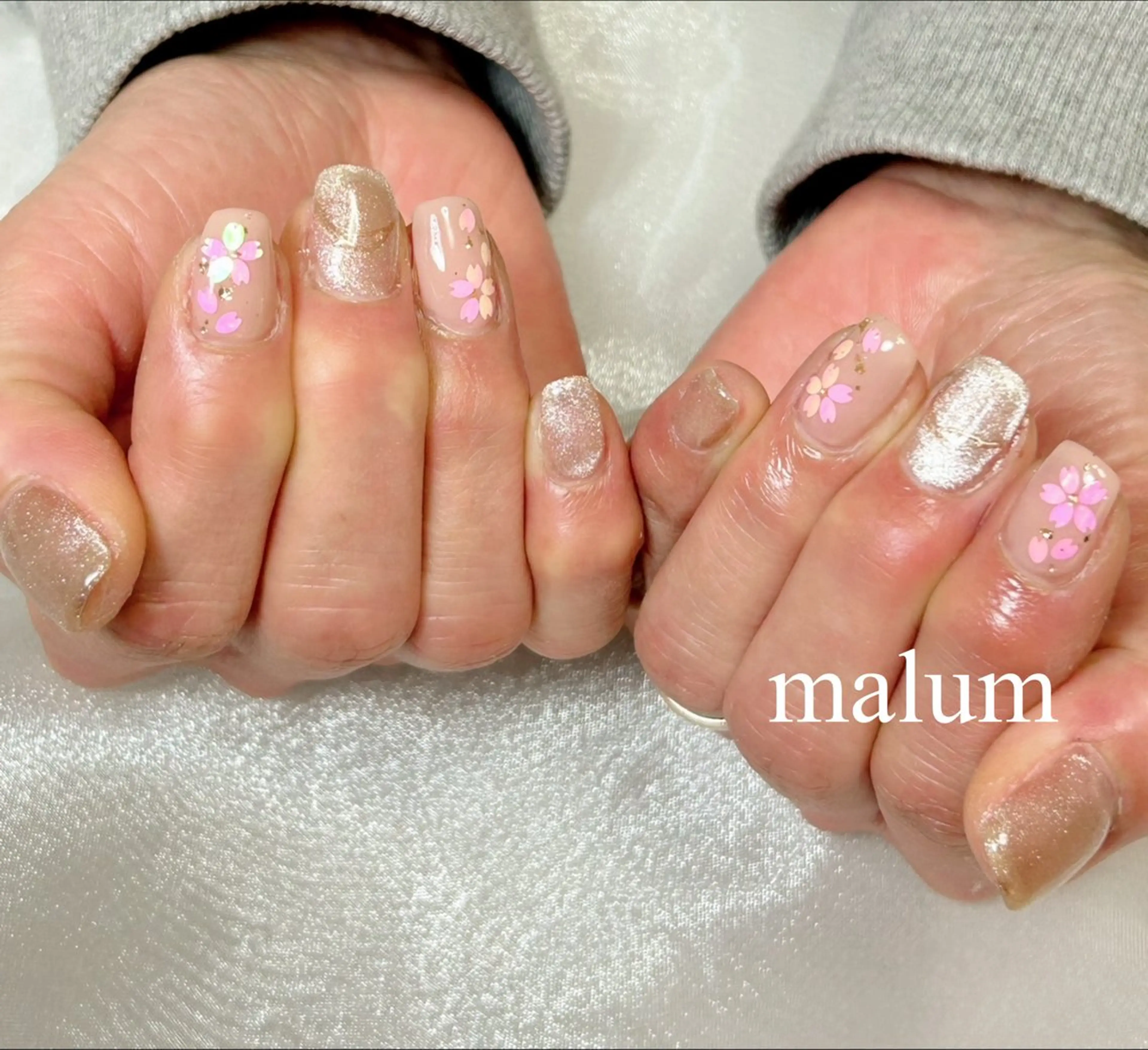 ネイル ハンドネイル malum nailのネイルデザイン
