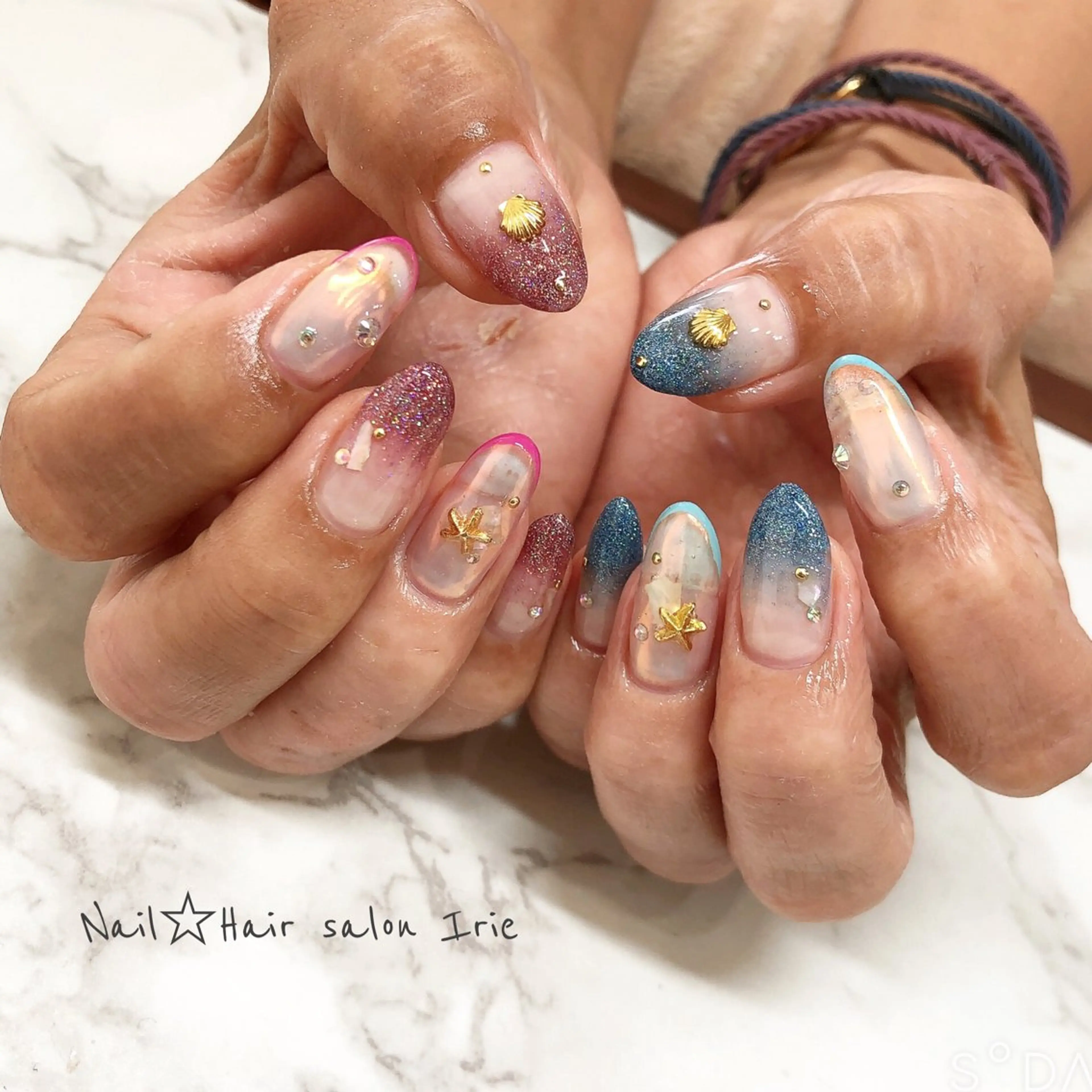 ネイル ハンドネイル Hair salon Irie所属・與儀 知佳のネイルデザイン