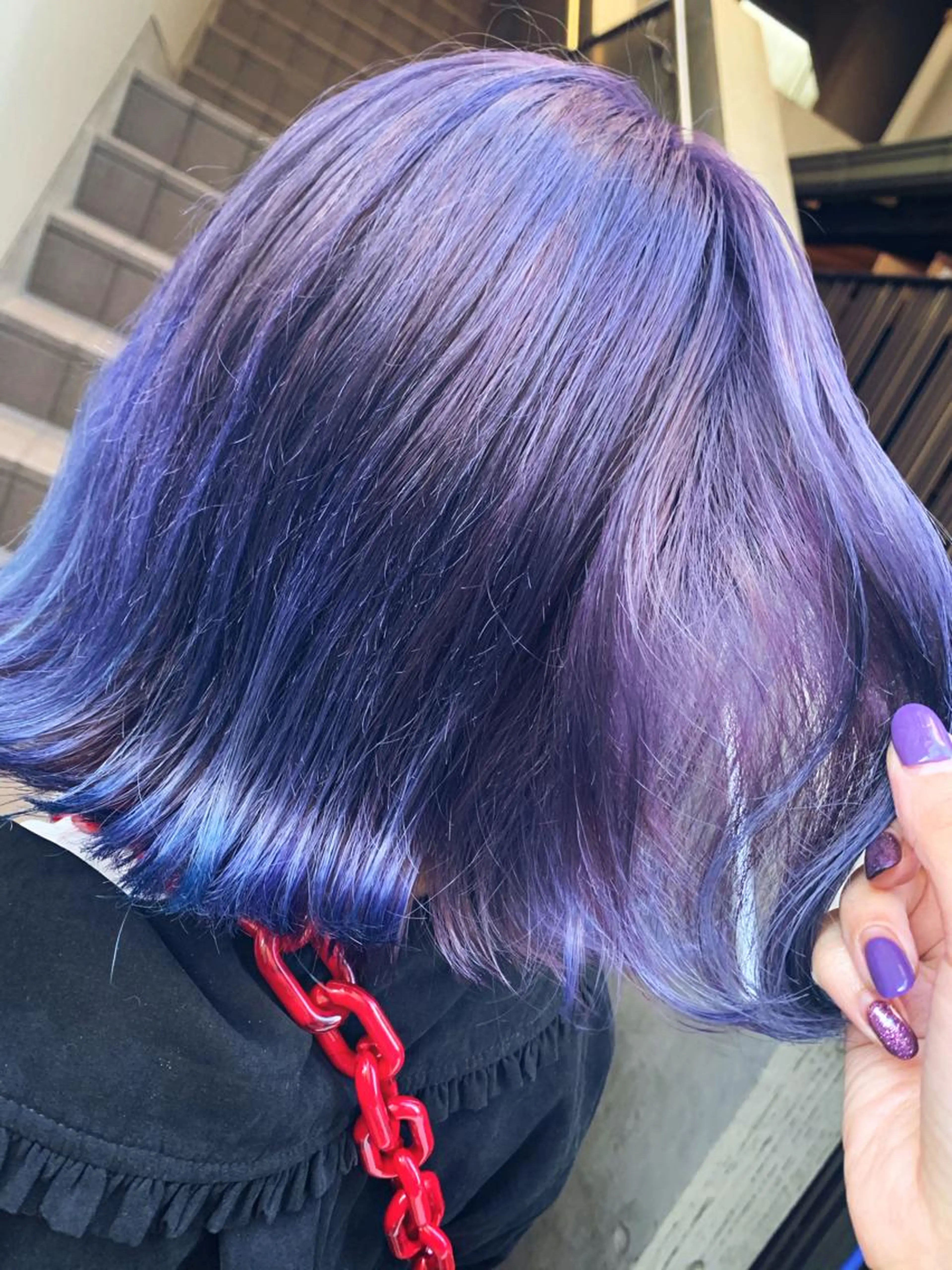 💜1日1名様限定💜 ケアブリーチ➕高発色カラー➕内部補修5stepトリートメント➕メンテナンスカット✨の写真