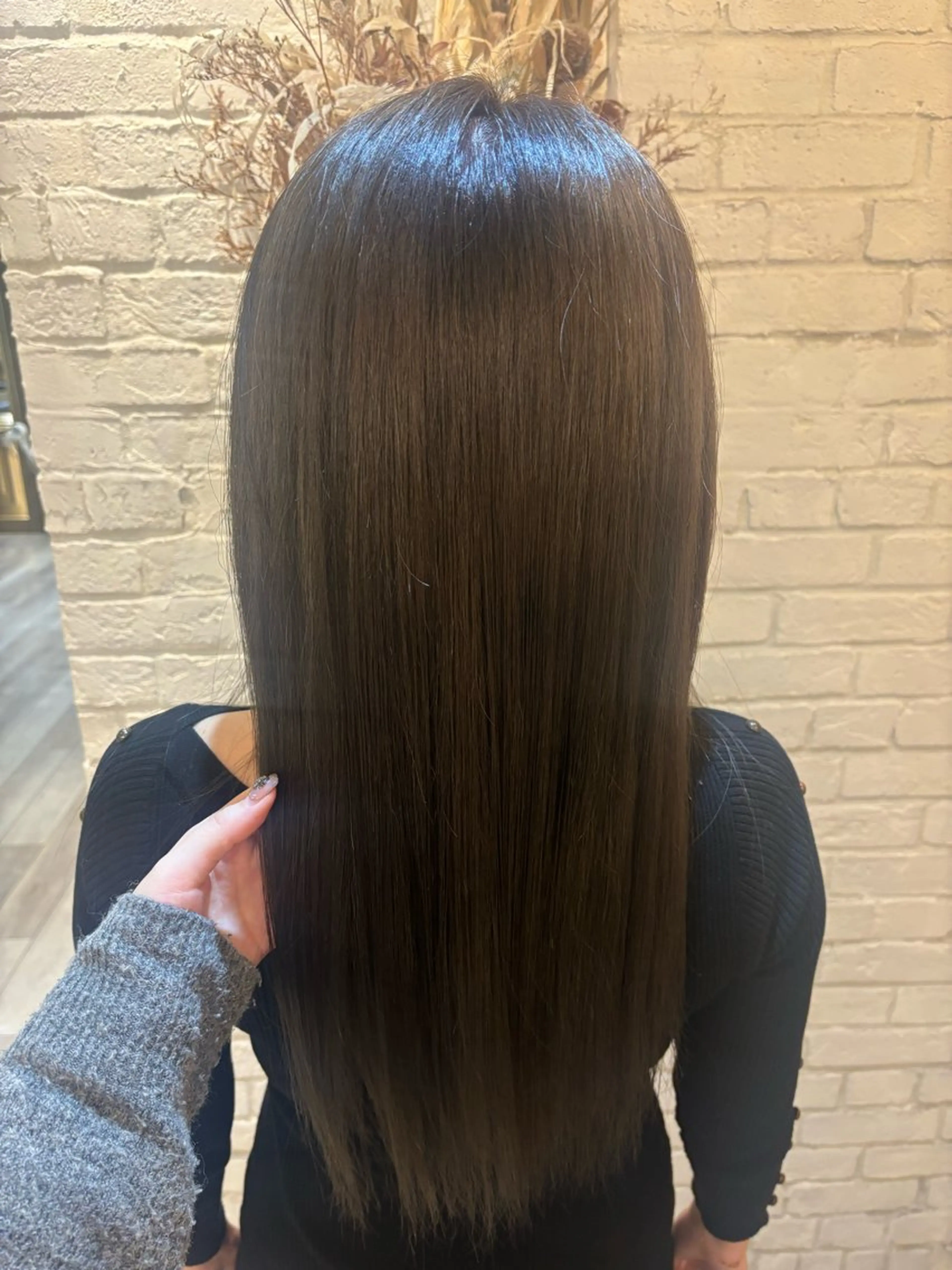 ロング カラー ヘアカラー Sena 🩶 cloe 新宿のヘアスタイル