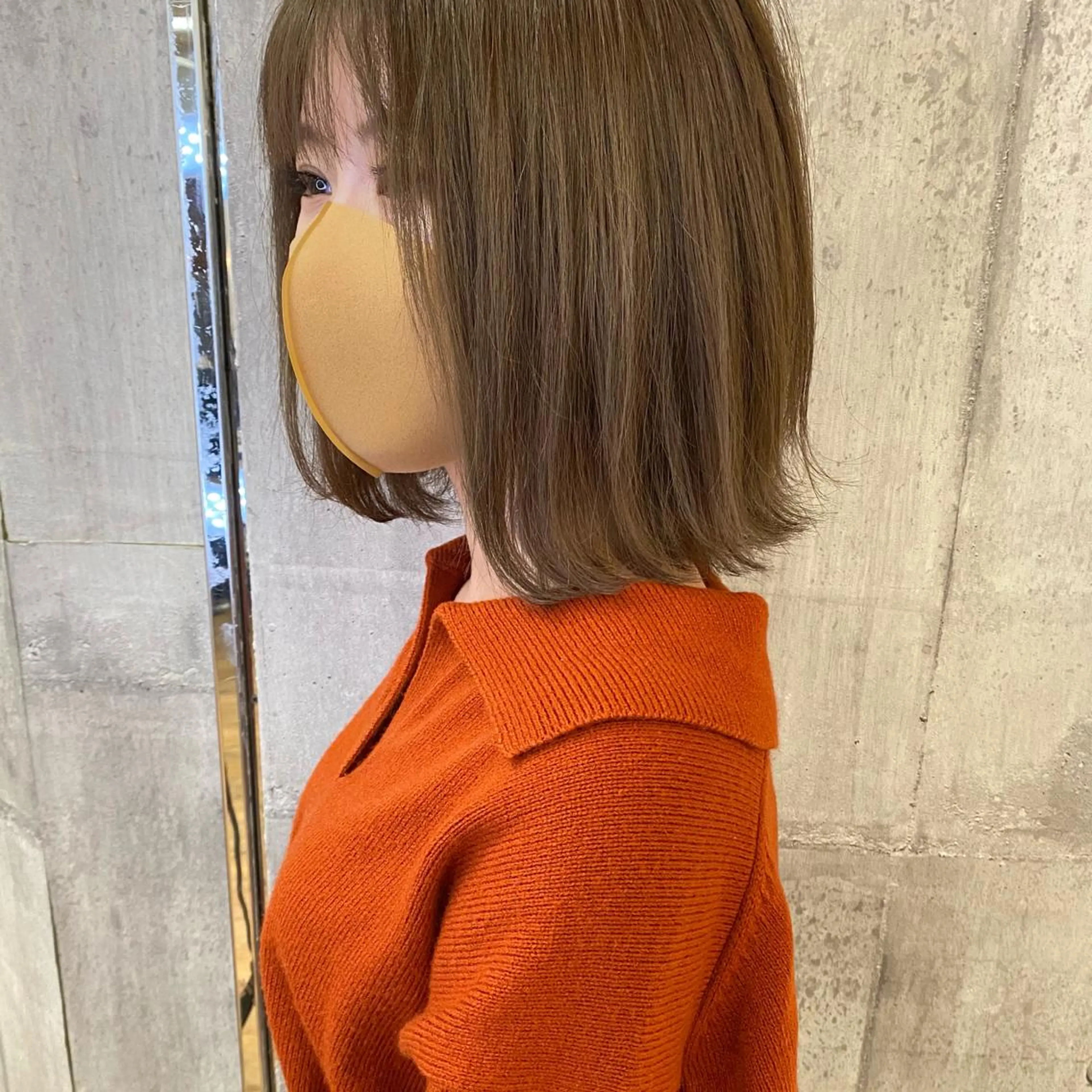 ショート カラー カット ヘアカラー トリートメント 髪質改善ｶﾗｰ ｹｱﾌﾞﾘｰﾁ/ﾀﾑのヘアスタイル