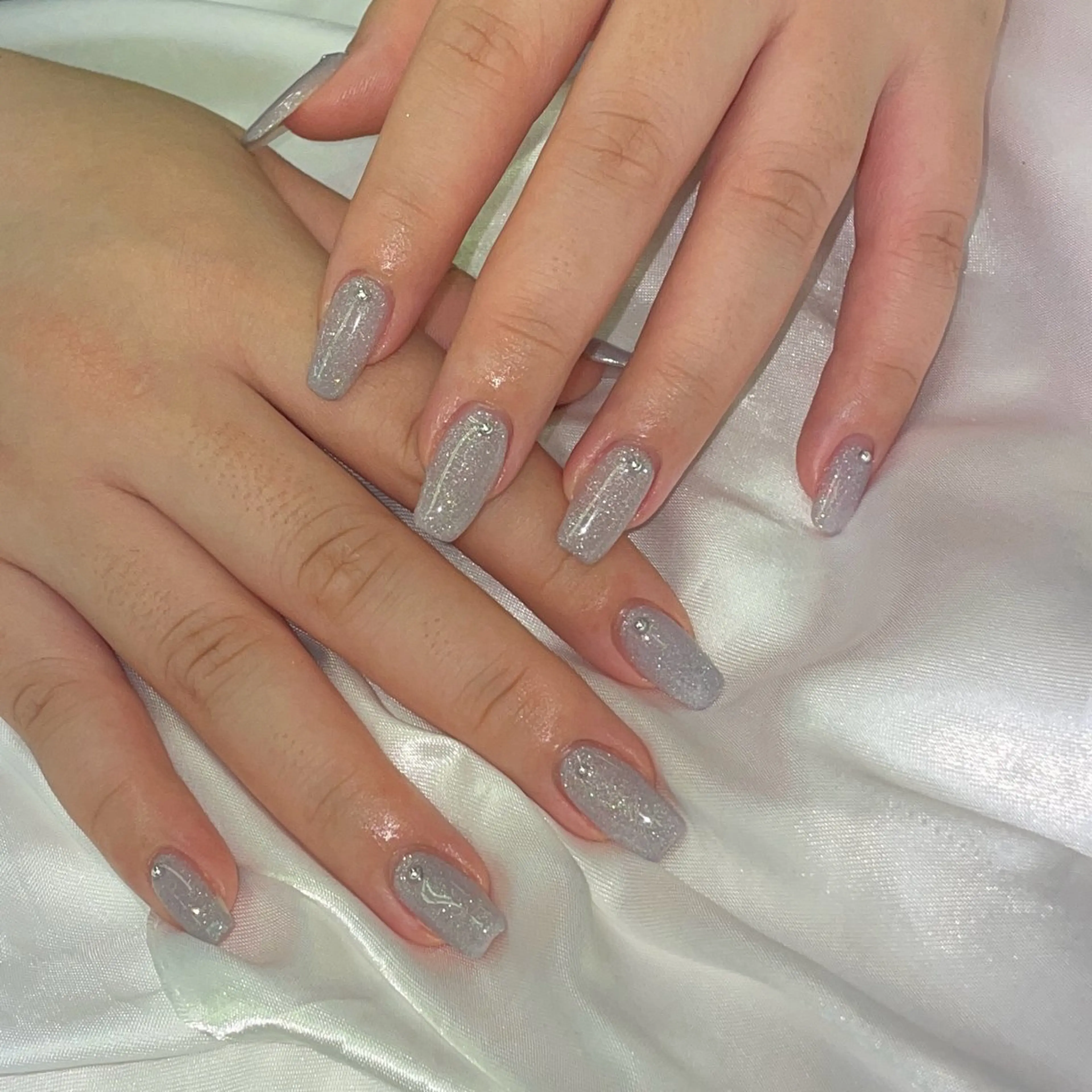 ネイル ラメ(グリッター) ハンドネイル Nail salon のらねこ所属・友井川 綾華のネイルデザイン