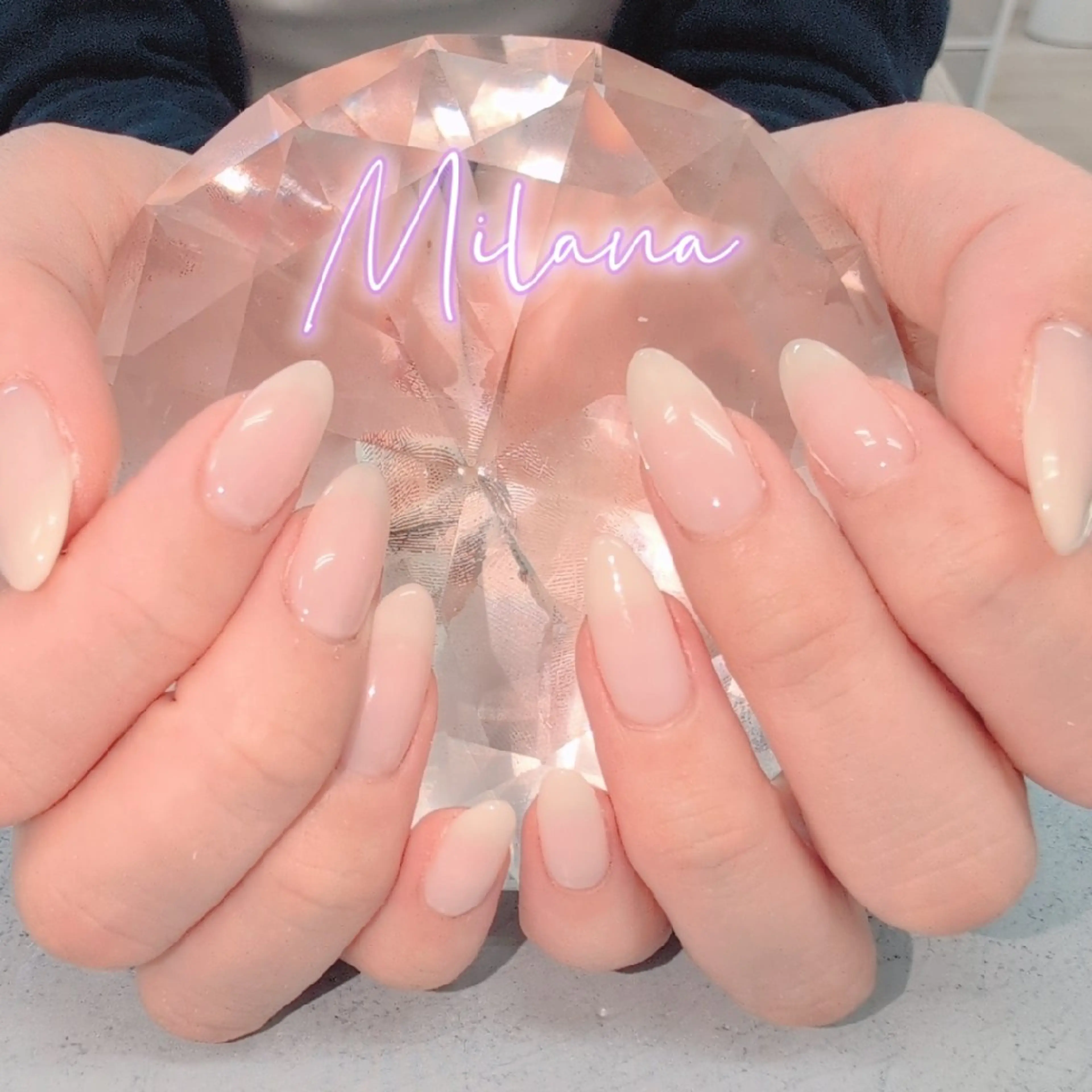 ネイル ワンカラーネイル ハンドネイル Milana 川瀬のネイルデザイン