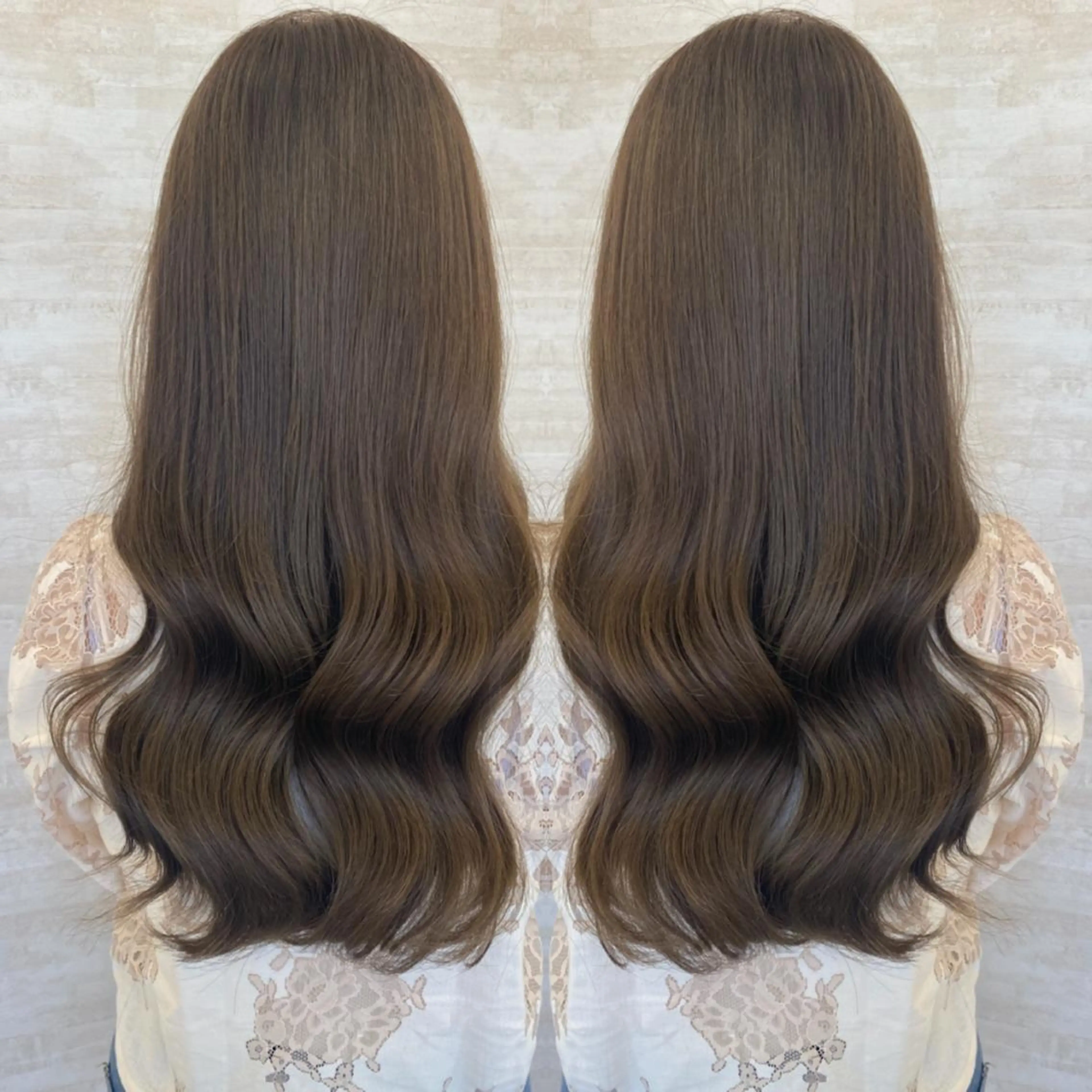 ♡SNSで話題♡🥀超音波アイロン付❤︎カット＋ケアカラー＋選べるオージュア4ステップトリートメントの写真